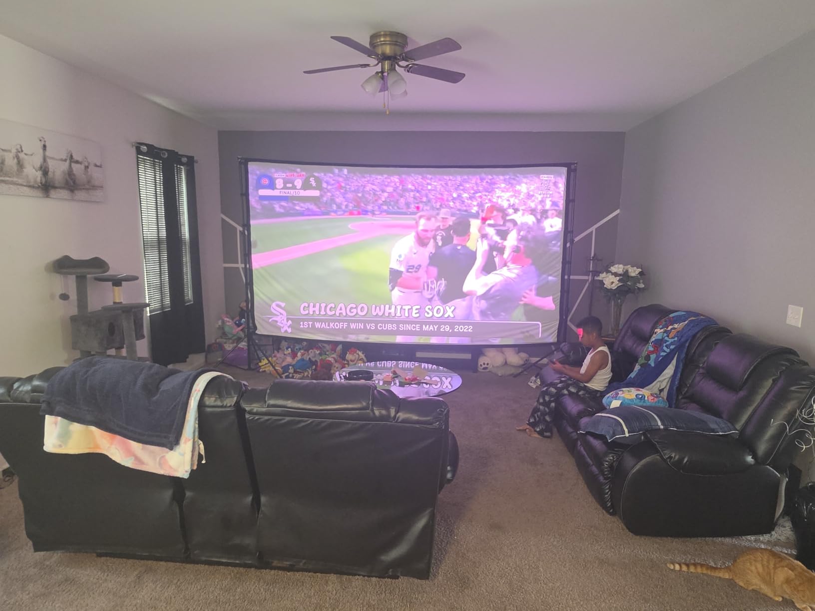 Dangbei MP1 MAX Triple Laser Projector 4K - 3100 ISO Lumens, 110% BT.2020, Google TV with Netflix Officially, 300'' Display, 2x12W Dolby Audio DTS:X, HDR10+, Blu-ray 3D customer photo 1