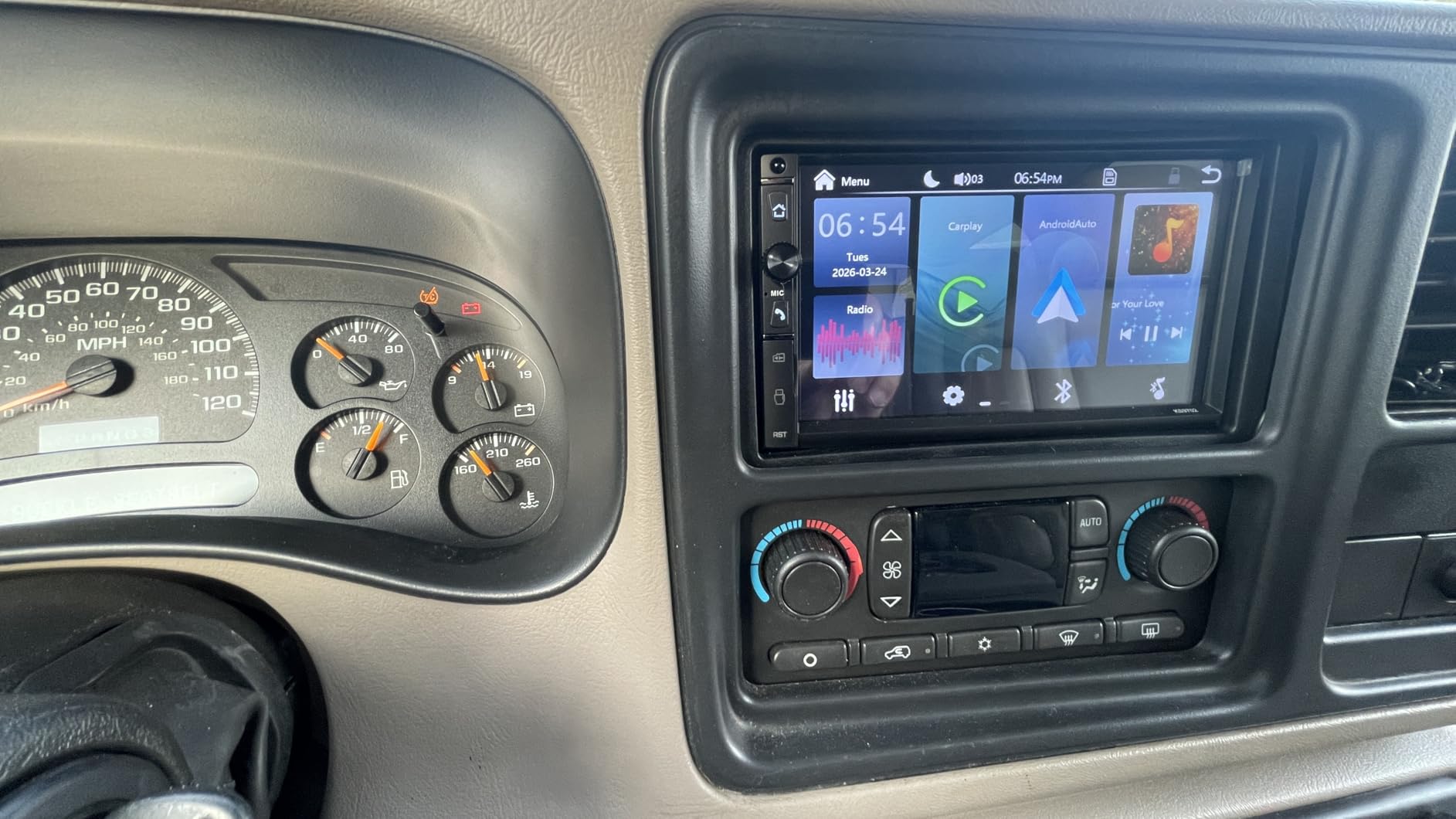Double Din Car Stereo with 7