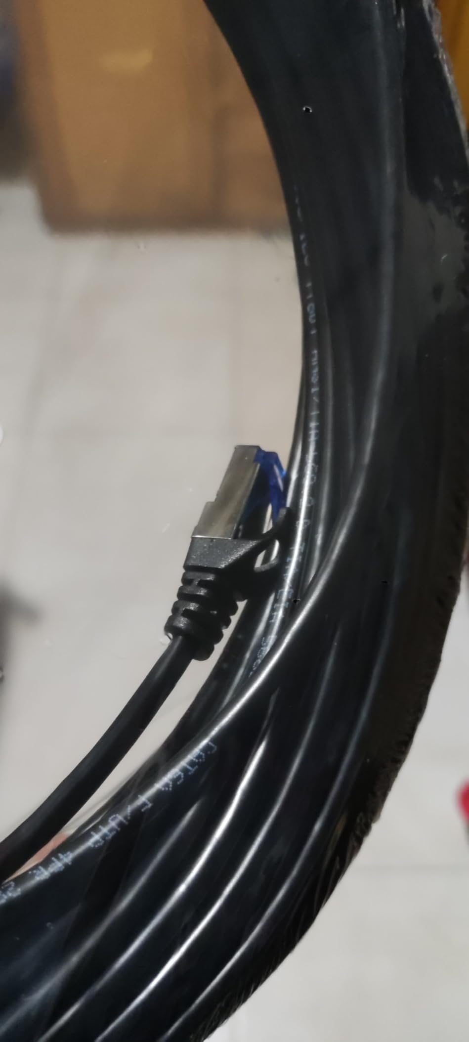 Cat6A Ethernet Cable Shielded 10Gbps 50 ft, Slim Shielded (F/UTP) Ethernet Cable Cat 6A, Flexible 28AWG Bare Copper, Space-Saving Cat 6a Network Cable for Server, Data Center, Black customer photo 2