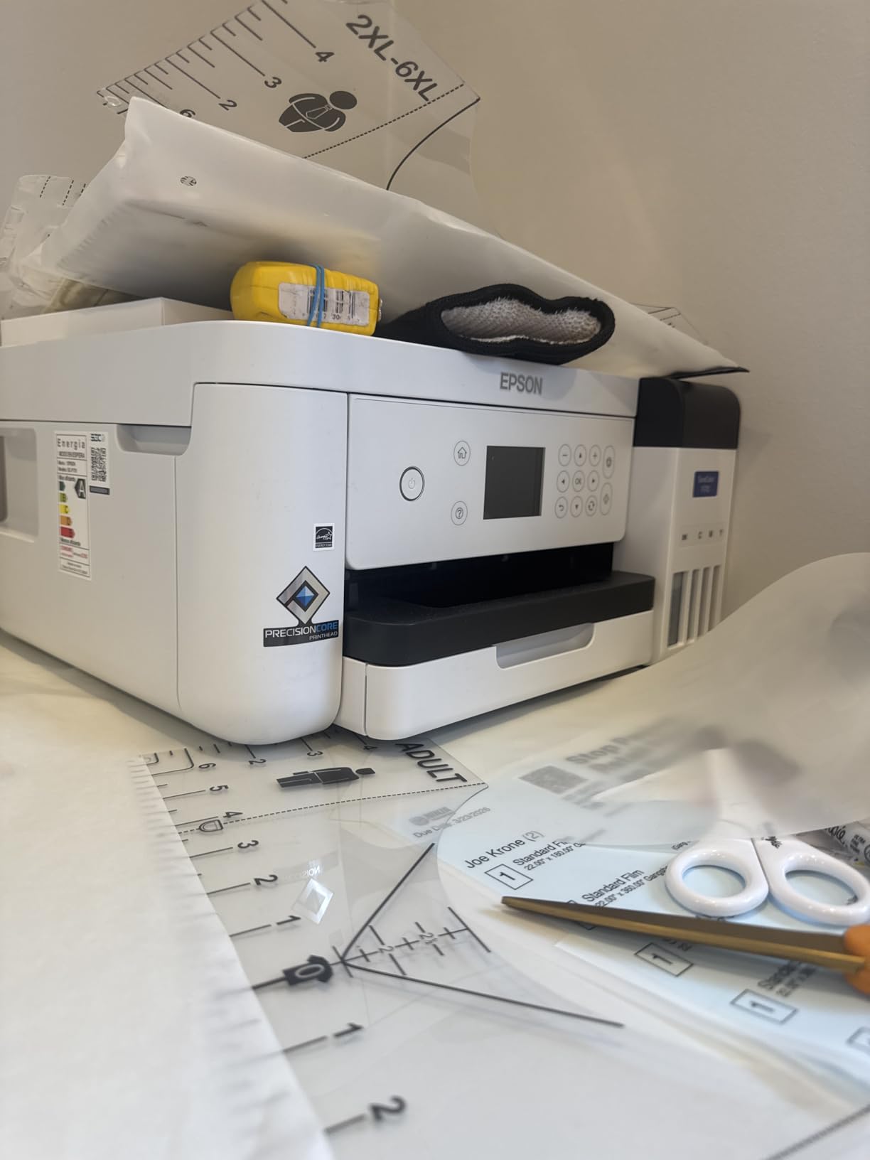 Epson Surecolor F170 Sublimation Blank Bundle - Printer with CMYK Ink Set, Tumbler & Flat Blanks Starter Kit, Sublimation Paper, Heat Tape & Design Pack - Perfect for Beginners & Small Business customer photo 2