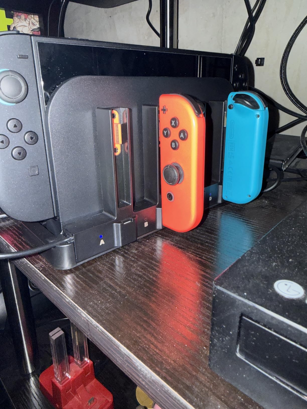 FASTSNAIL Switch Controller Charger for Nintendo Switch 2/1/OLED for Joycon | 9-in-1 Dual-Direction Magnetic Controller Charging Dock for Joycon 2, Switch 1/2 Fast Charger Station Stand Accessories customer photo 2