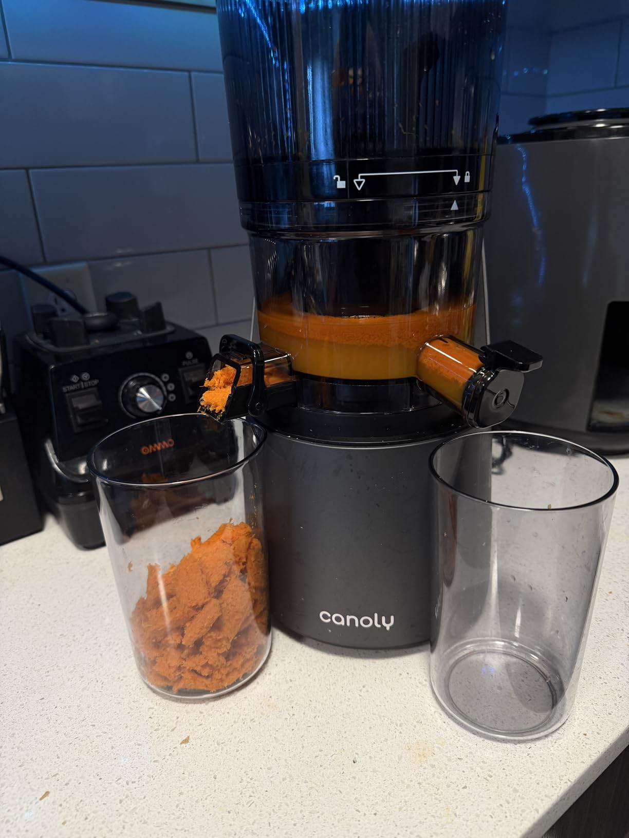 Canoly 3-in-1 Cold Press Juicer C16, Makes Juice & Sorbet & Nut Milk | 6