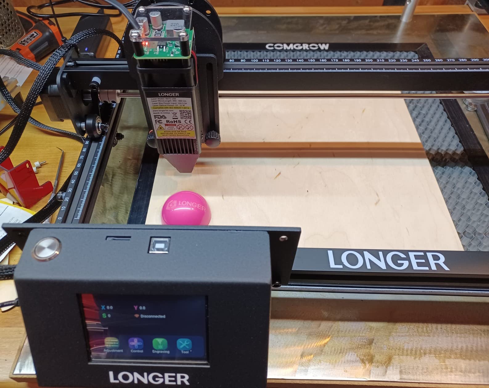 Longer New Upgrade RAY5 Laser Engraver Cutter, Working Area 15.16