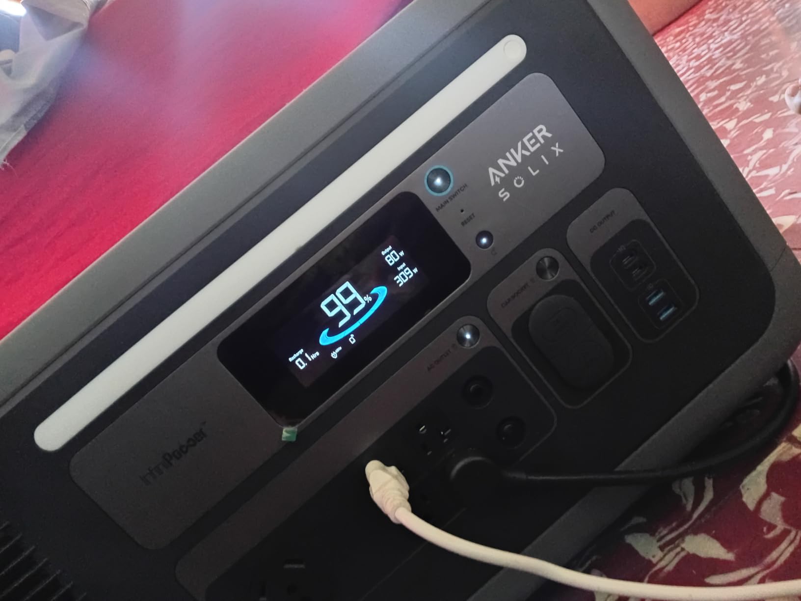Anker SOLIX F3000 Portable Power Station, 3,072Wh, 6,000W Recharging, Solar Generators for Home Use, Expandable to 24kWh, Works with Generator, For Power Outages, Camping, RVs, Emergencies customer photo 2