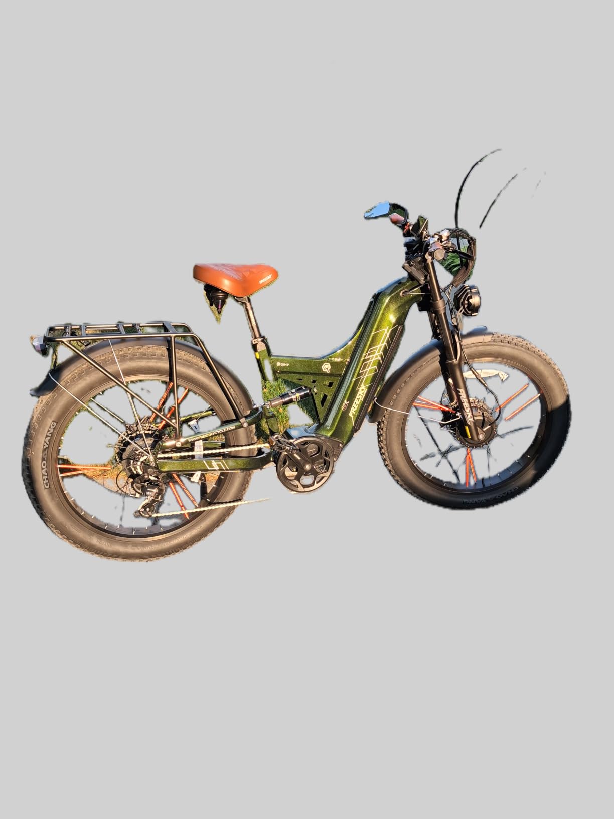 FREESKY Dual Motor 40MPH 120Mile 240NM LG Cells Electric Bike for Adults | 4000W 48V30Ah AWD Mountain Ebike,26