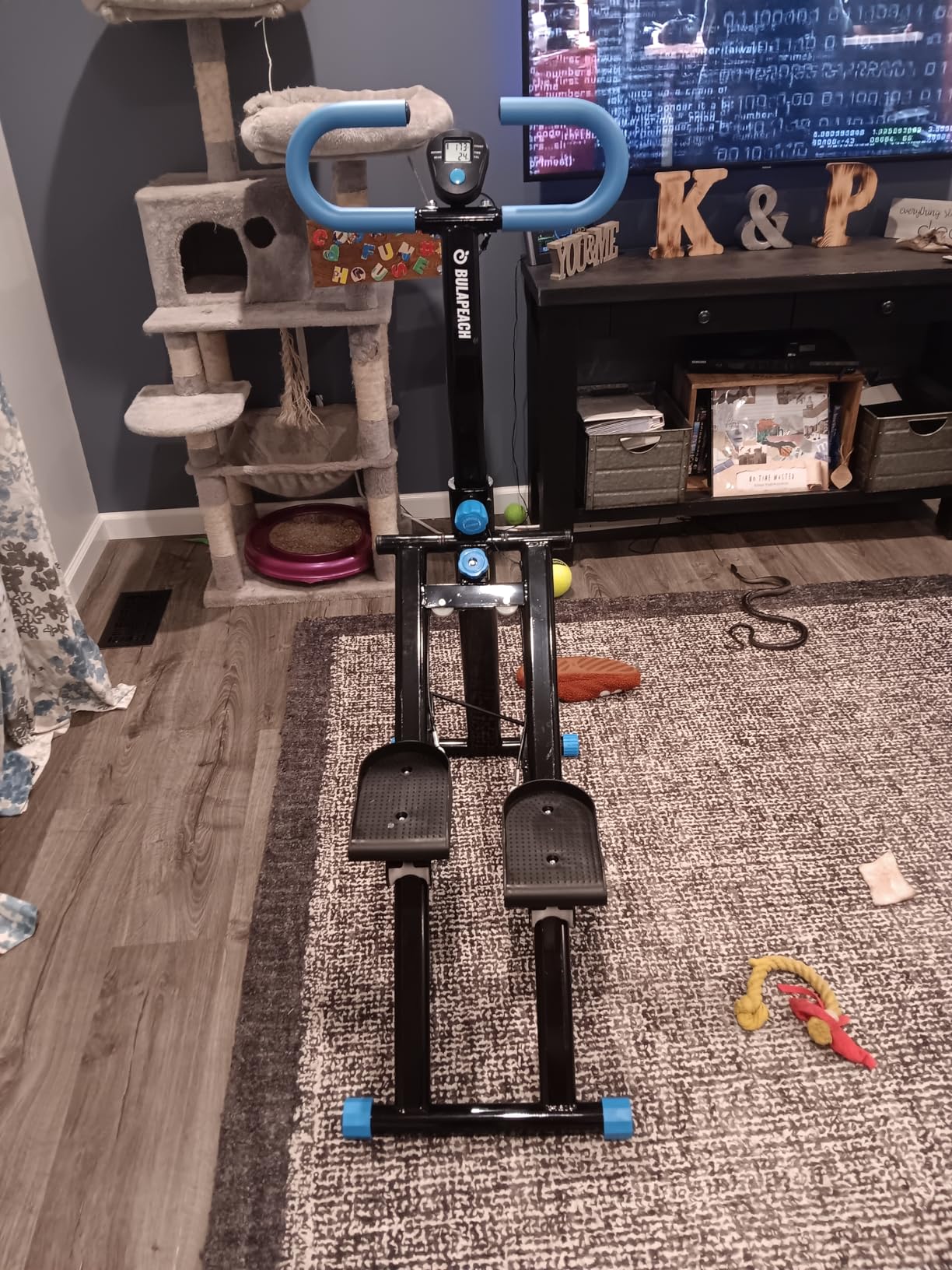 Stair Stepper for Home, Vertical Climber Workout Machine with Handlebar for Full Body Exercise Stair Climber Machine with Stable Frame & 3 Adjustable Height customer photo 2