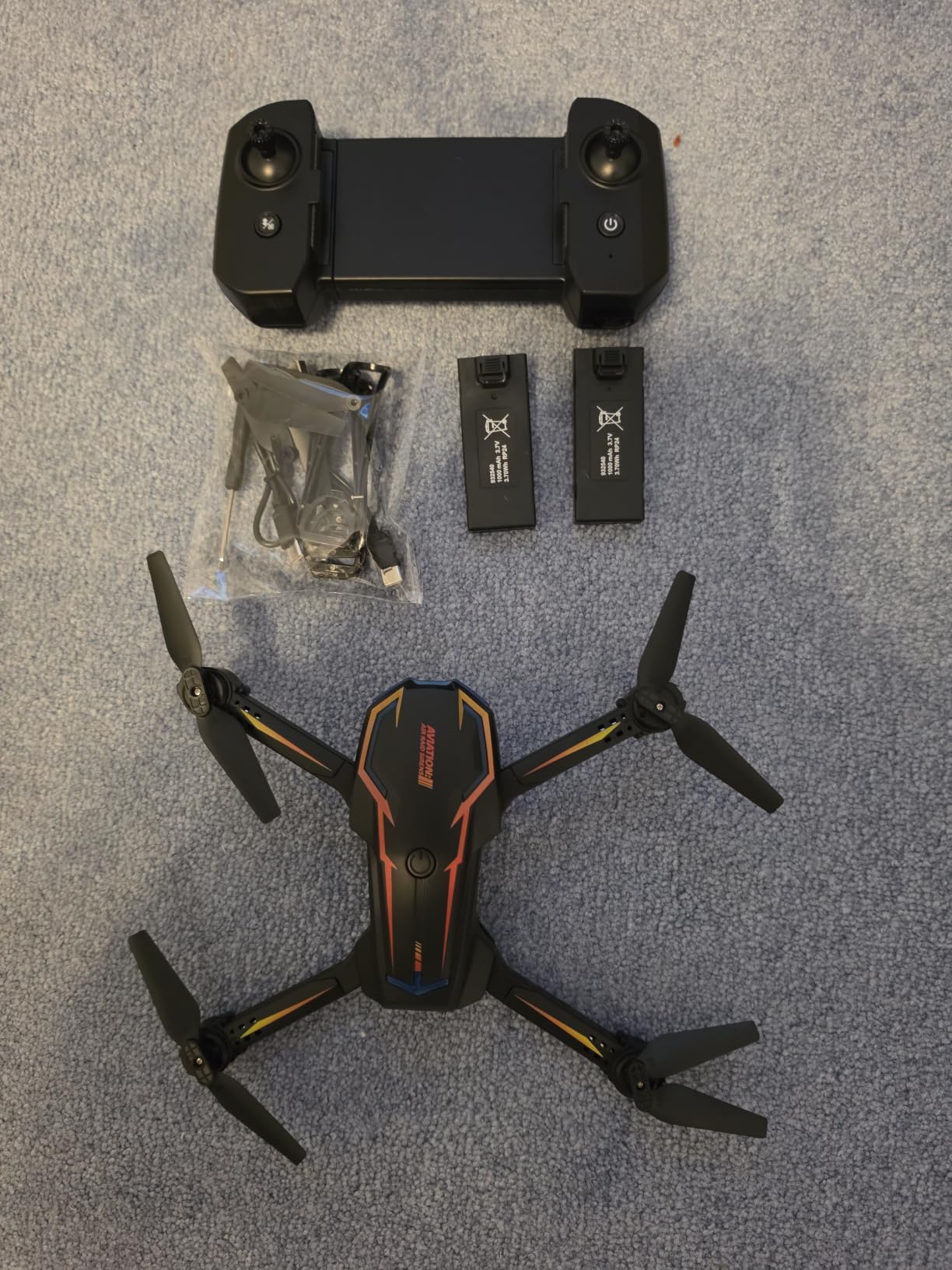 Drone with Camera for Adults, 2K HD FPV Drones with Upgrade Altitude Hold, One-Key Take Off/Landing, Speed Adjustment, Headless Mode, 2 Batteries, Toys Gifts for Teen Boys Girls, Beginner customer photo 1