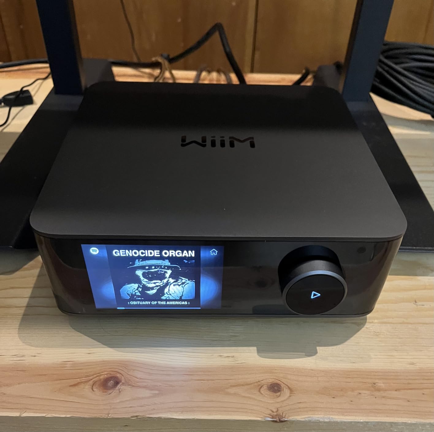 WiiM Amp Ultra Stereo Streaming Amplifier, HDMI ARC & RoomFit, Space Gray | Upgrade Passive Speakers with 100W/ch at 8 Ohm, Hi-Res Sound, Touchscreen Control, RoomFit Correction, and Multi-room Audio customer photo 2