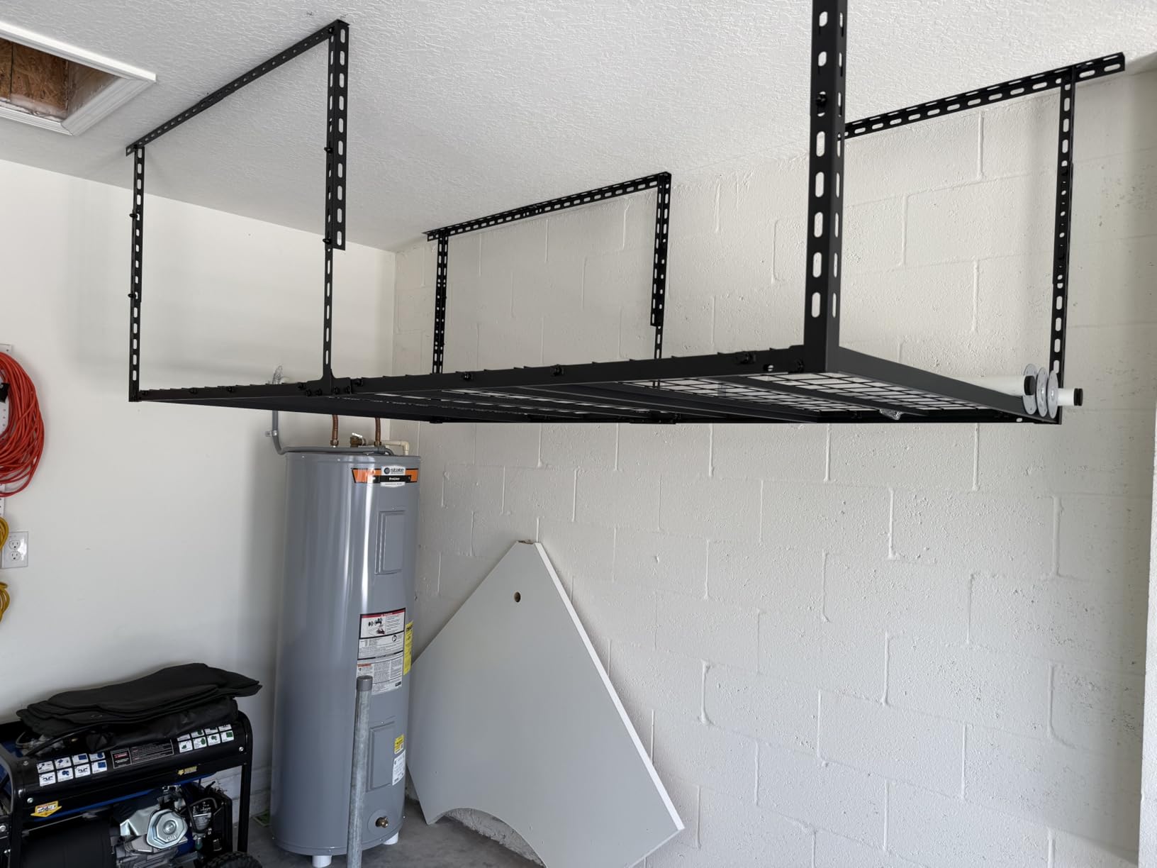 3X8FT Overhead Garage Storage Rack 750LBS Capacity, 26