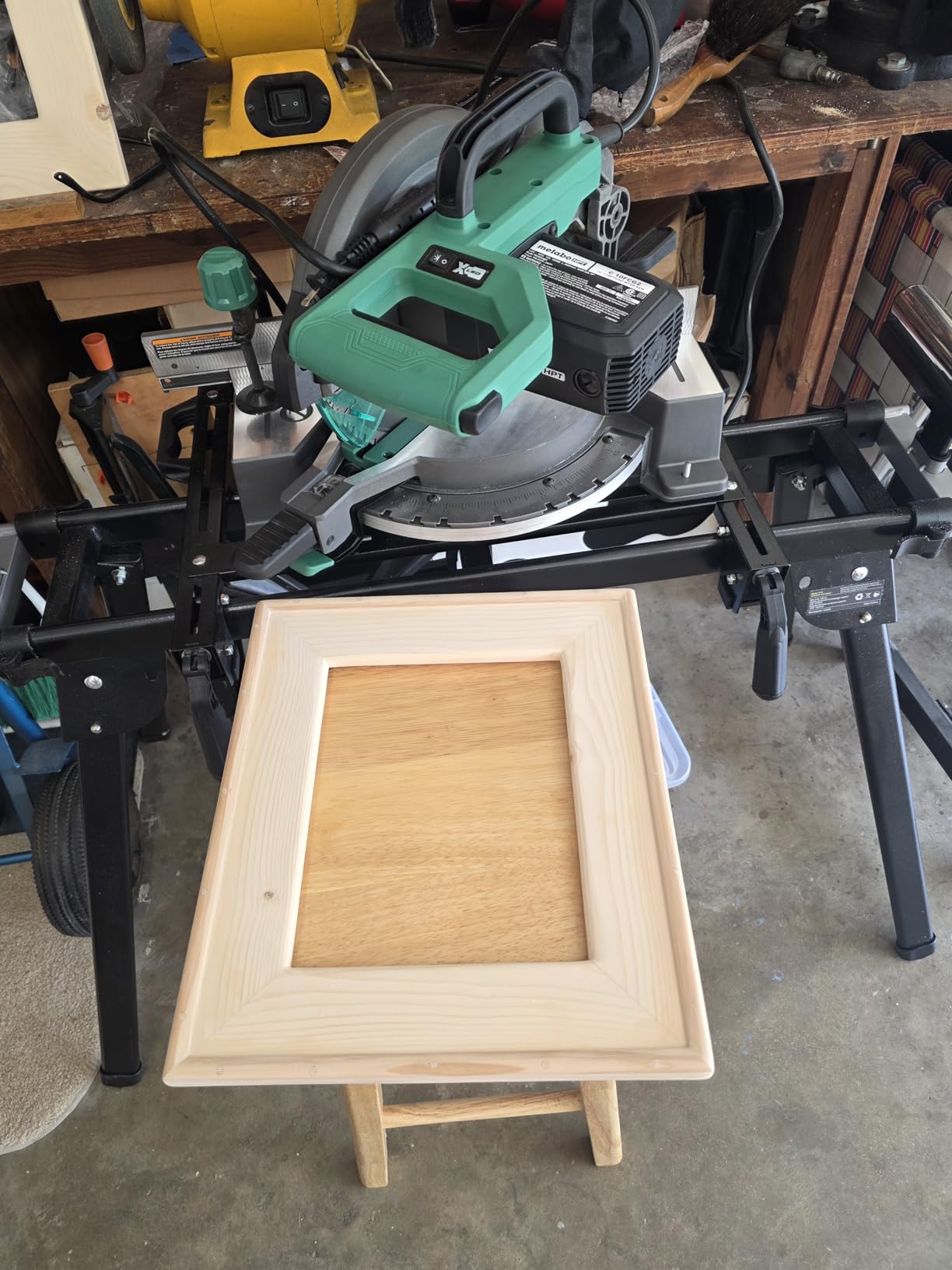 Metabo HPT 10-Inch Single Bevel Compound Miter Saw, 15-Amp Power Saw with Xact Cut Shadow Line, Precision Miter Angles, Single Bevel 0-45°, 40T TCT Miter Saw Blade, Lightweight Design, C10FCG2 customer photo 1