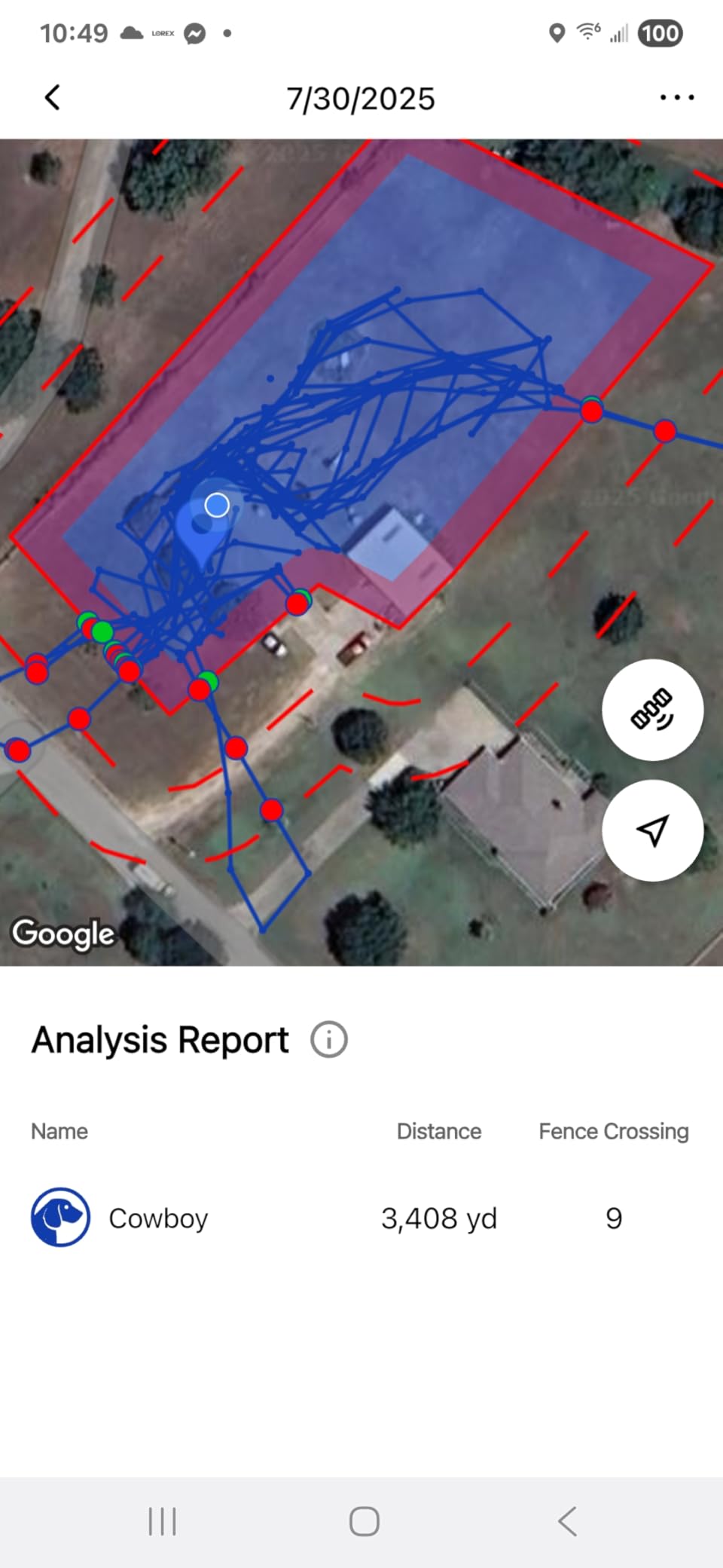 Dogtra GPS Fence - No Subscription, Custom Wireless Dog Fence with App, Smart Guidance & Return Reminder Tone/Vibration/Correction, IPX9K Waterproof Rechargeable Collar, Safe Freedom for Dogs 15 Lbs+ customer photo 1
