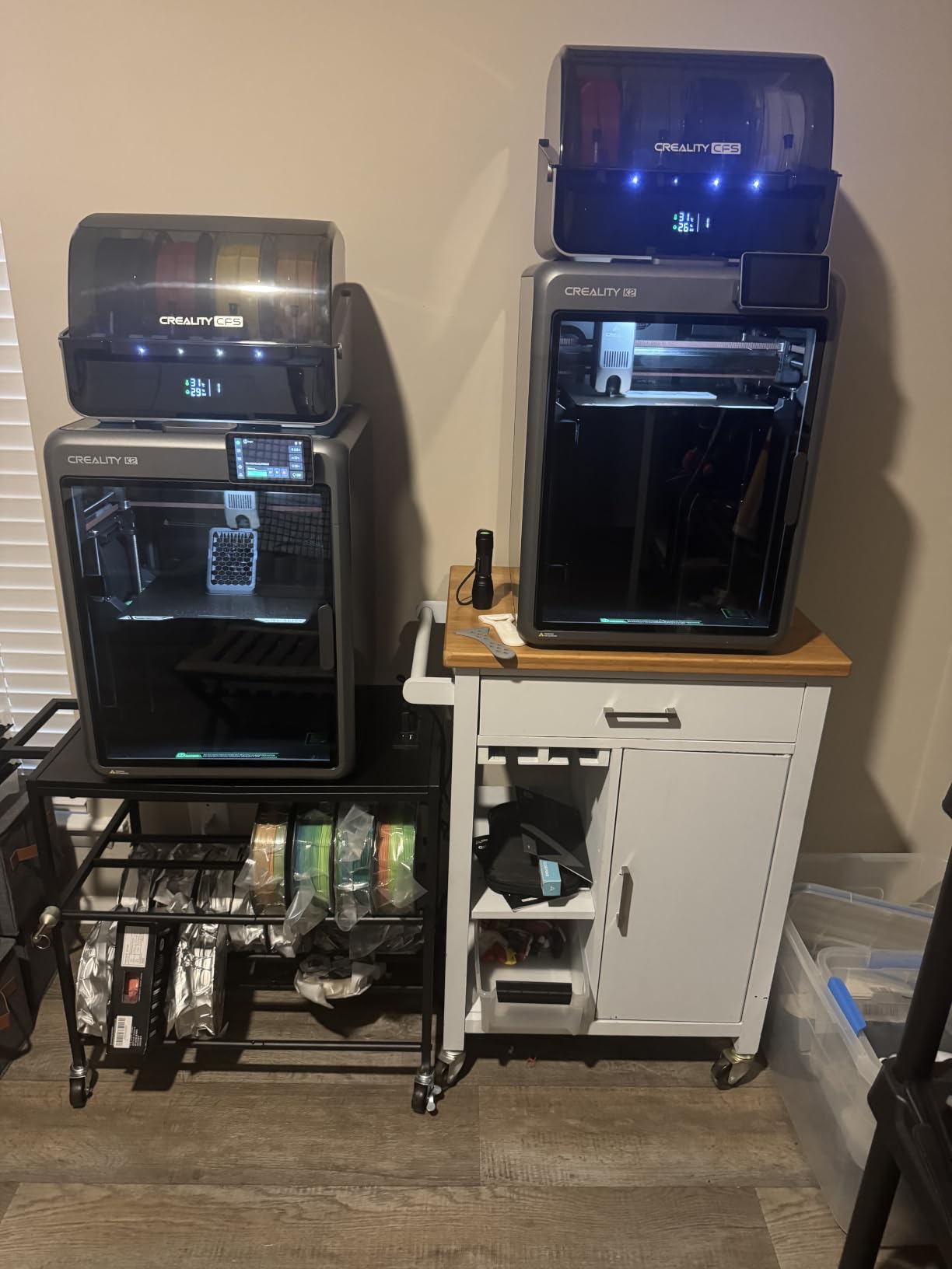 Creality K2 Combo 3D Printer, Multicolor Printing with CFS | High-Speed 600mm/s, Smart Auto Leveling, Quiet Printing, Dual AI Camera, Direct Drive Extruder, Build Volume 260x260x260mm customer photo 1