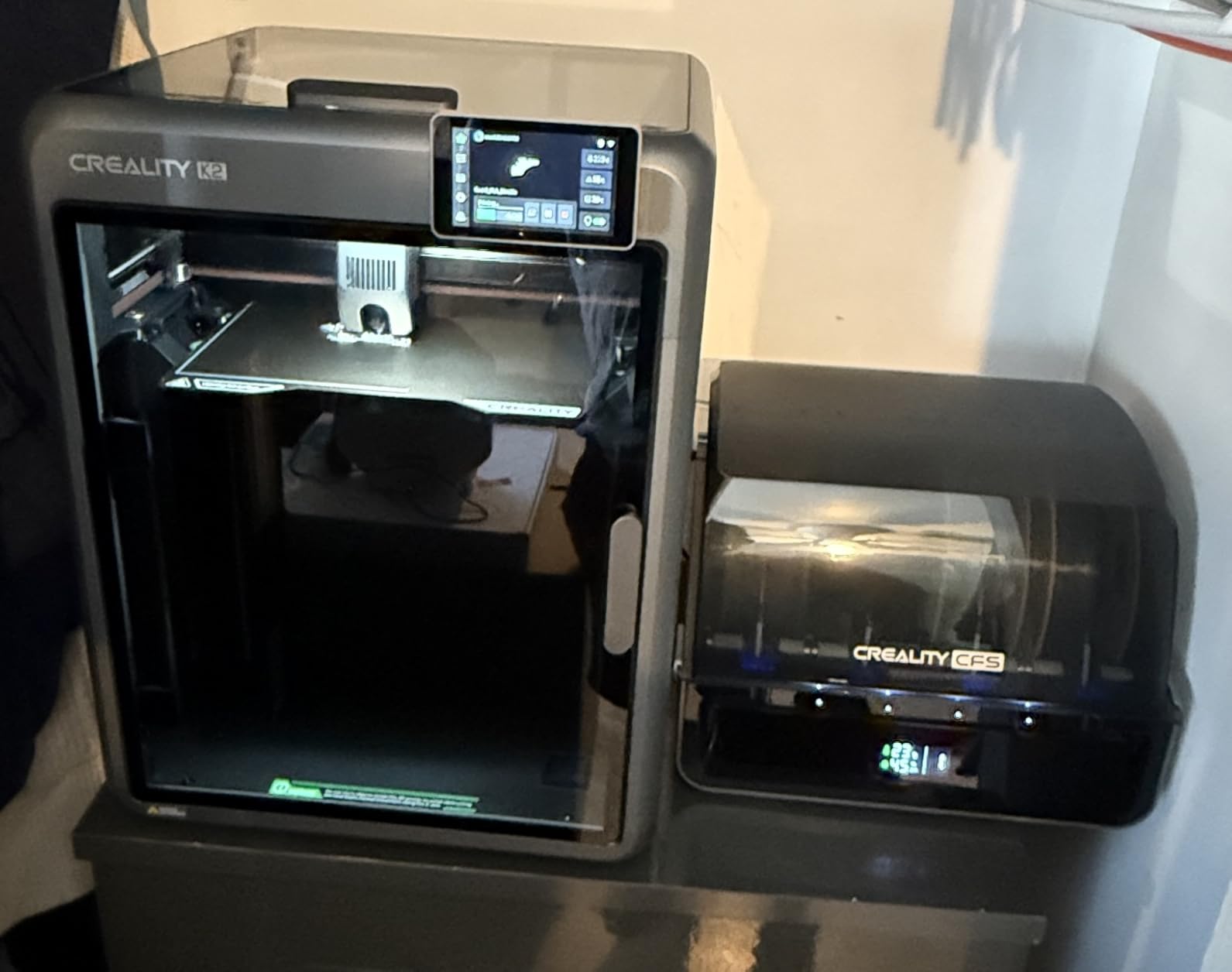 Creality K2 3D Printer, Multicolor Printing Need CFS, Max 600mm/s Printing Speed, Smart Auto Leveling & AI Camera, Next-Gen Direct Drive Extruder, 95% Pre-Assemble, Build Volume 260 * 260 * 260mm customer photo 1
