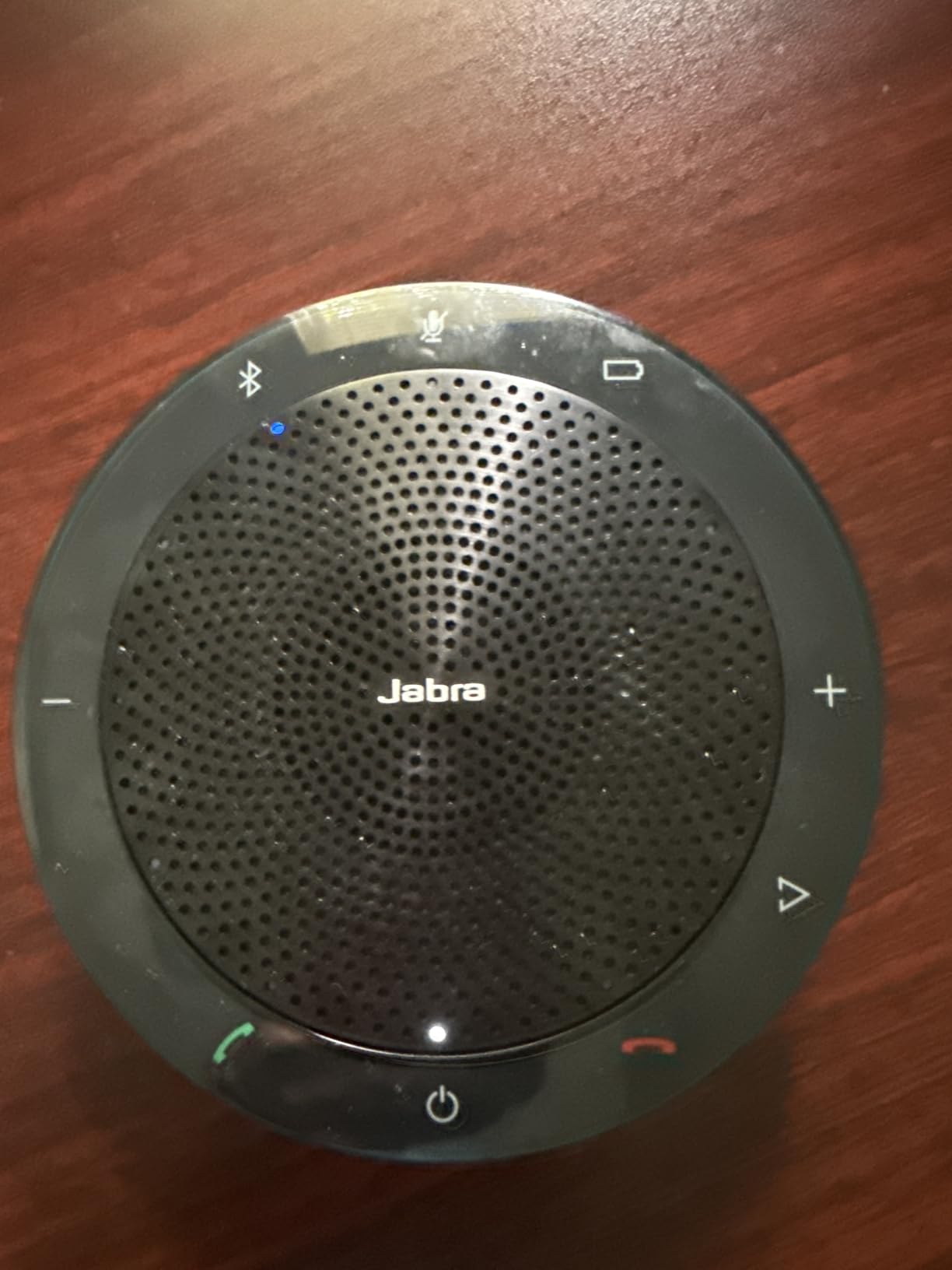 Jabra Speak 510 (2025 Edition) Portable, USB or Wireless Bluetooth Speaker for Meetings and Calls with Crystal-Clear Sound, Works with All Meeting Platforms - Microsoft Teams, Google Meet, Zoom, Black customer photo 2