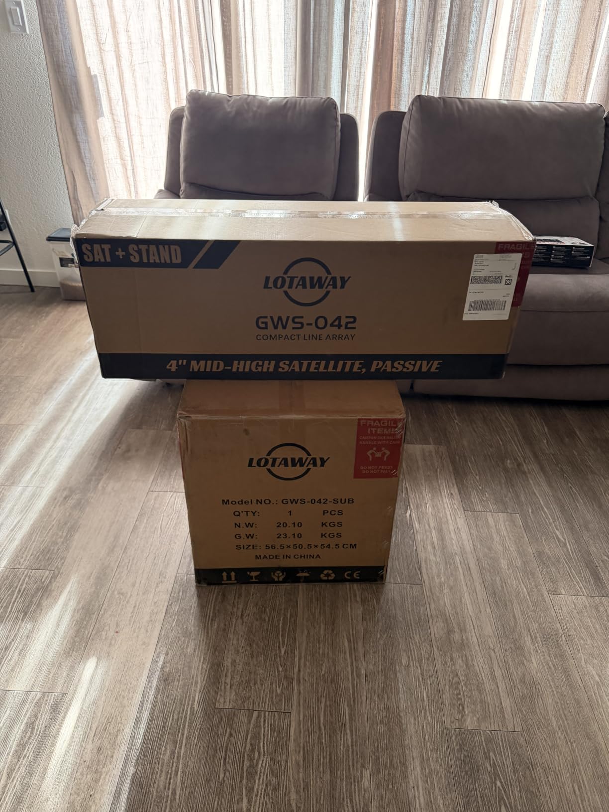 LOTAWAY GWS-042 Line Array Speaker System with 15