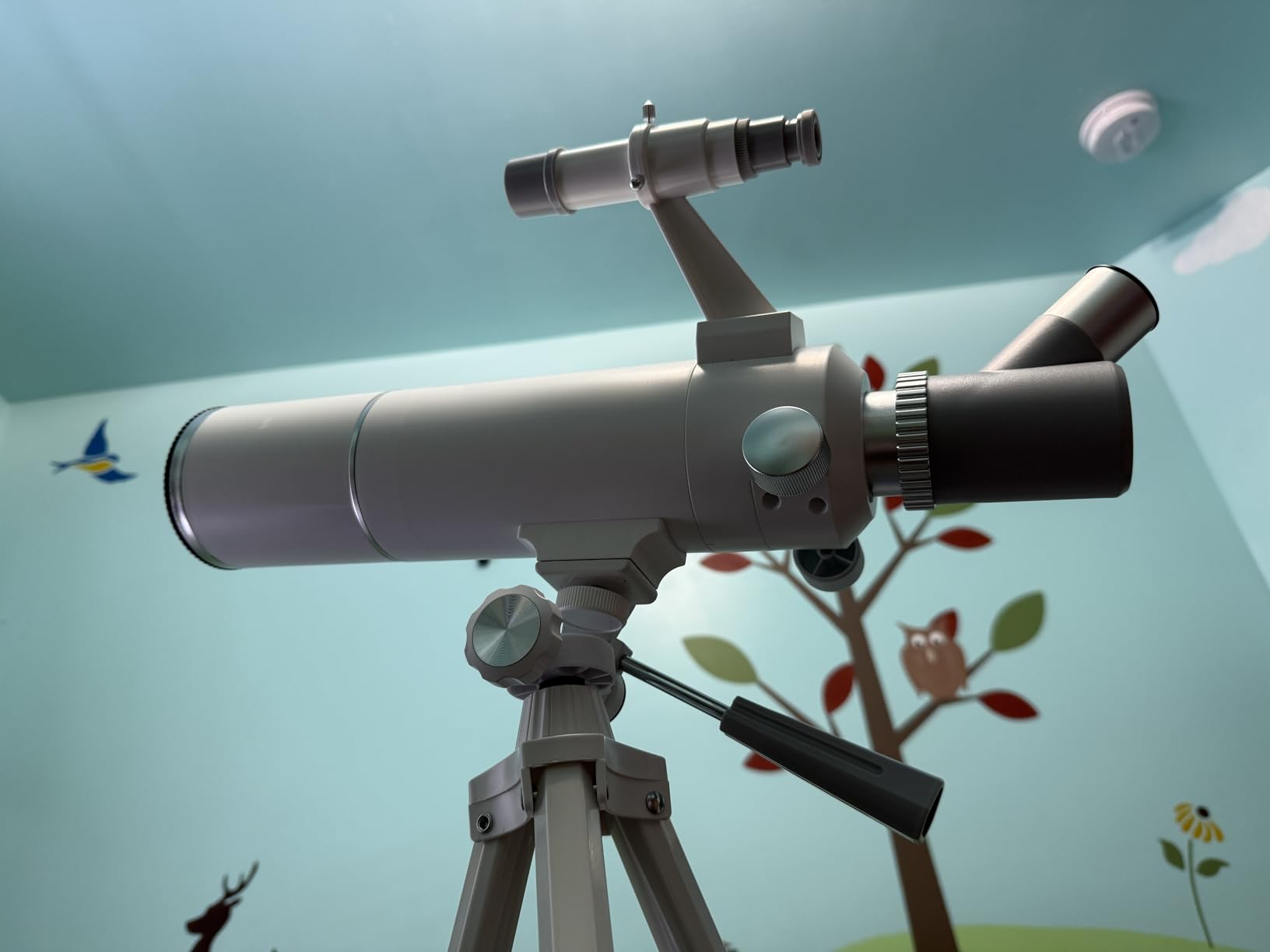 Hawkko 80mm Aperture 500mm Telescope for Kids 8-12 & Adults Beginners | Astronomical Refractor Telescope Kit for Beginners with Decorate Stickers, AZ Tripod, Phone Adapter customer photo 1