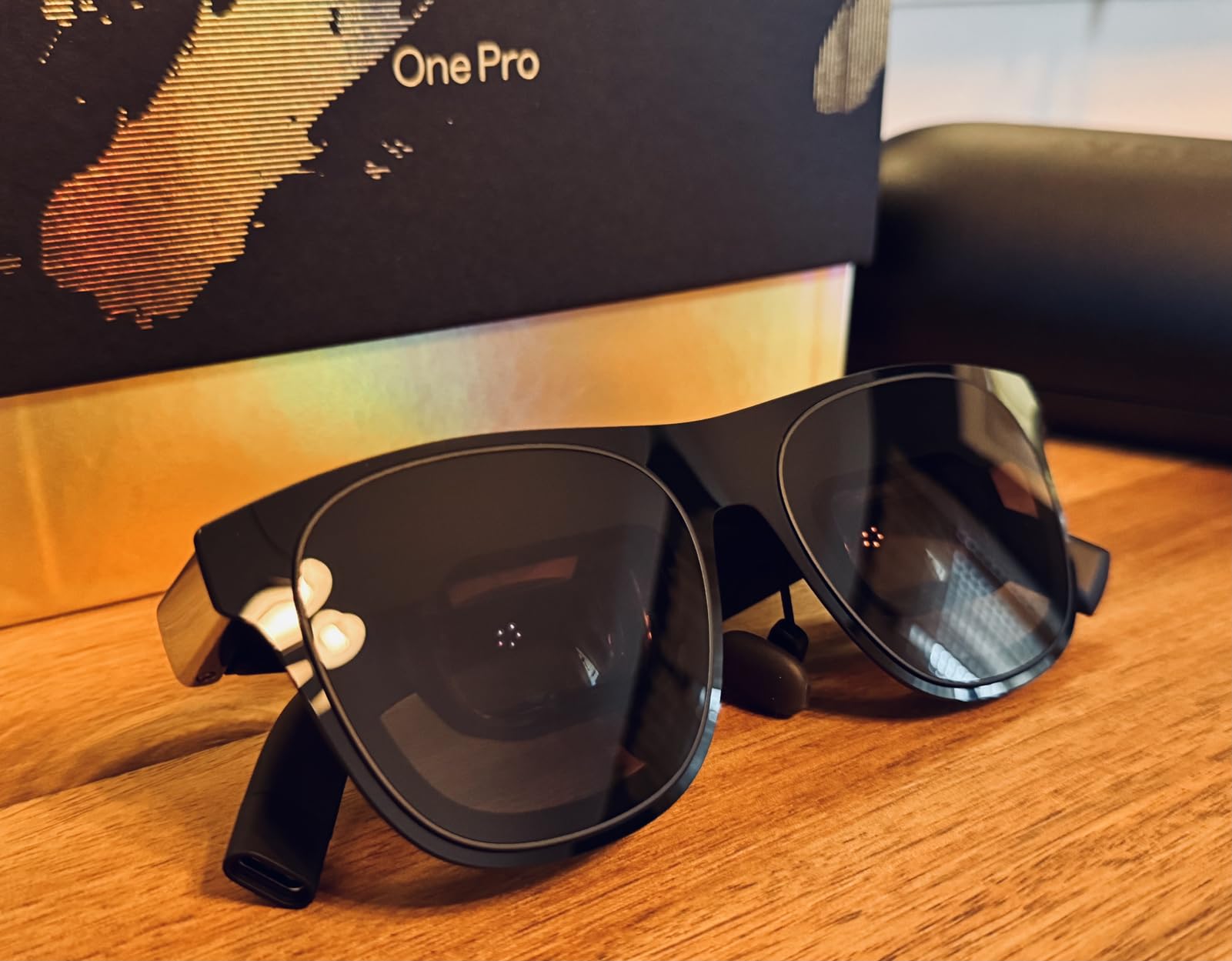 XREAL One Pro AR Glasses with X1 Chip, Native 3 DoF, X-Prism Optics, Real 3D, 57 FOV 171 120Hz FHD Display, XR Glasses for iPhone 17/16, Steam Deck, ROG, Mac, PC, Android & iOS M (IPD 57-66mm) customer photo 1