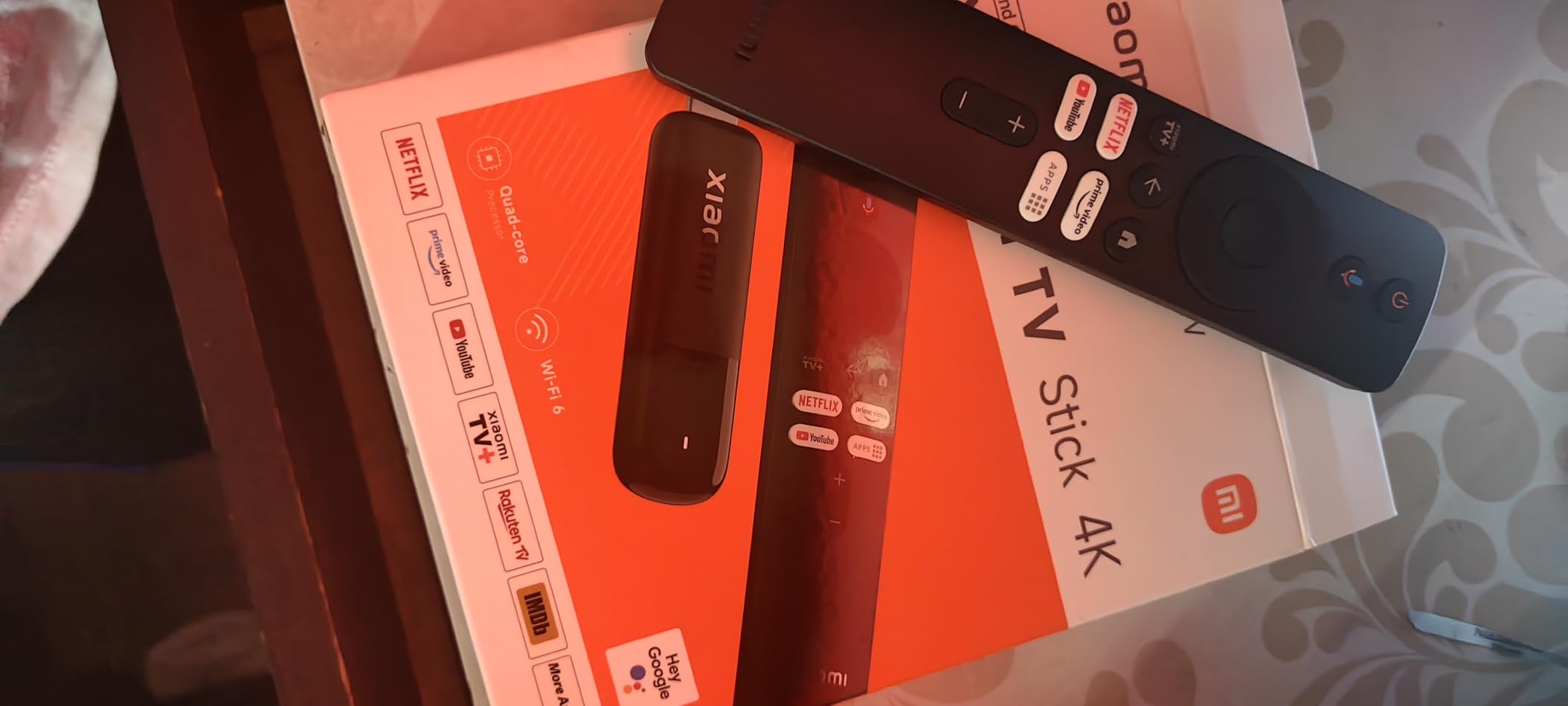 XIAOMI TV Stick 4K (2nd Gen) Streaming Device with Google TV, Dolby Vision & Atmos, Wi-Fi 6, Bluetooth Voice Remote - Black customer photo 2