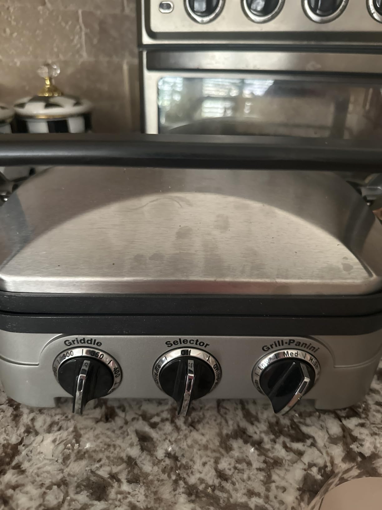 Cuisinart Panini Press and Grill, 1500W 5-in-1 Griddler, Dishwasher-Safe with Reversible Nonstick Plates & Dual Heat Control, GR-4NNAS customer photo 2