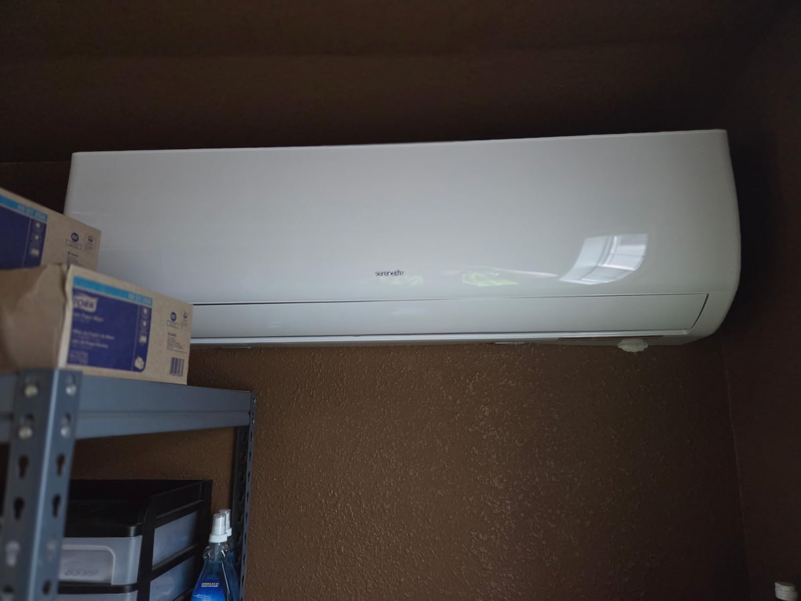 SereneLife 12,000 BTU Mini Split Air Conditioner & Heat Pump 110/120V Indoor & Outdoor Wall-Mounted Units 20 SEER2 with WiFi, Installation Kit Included customer photo 2