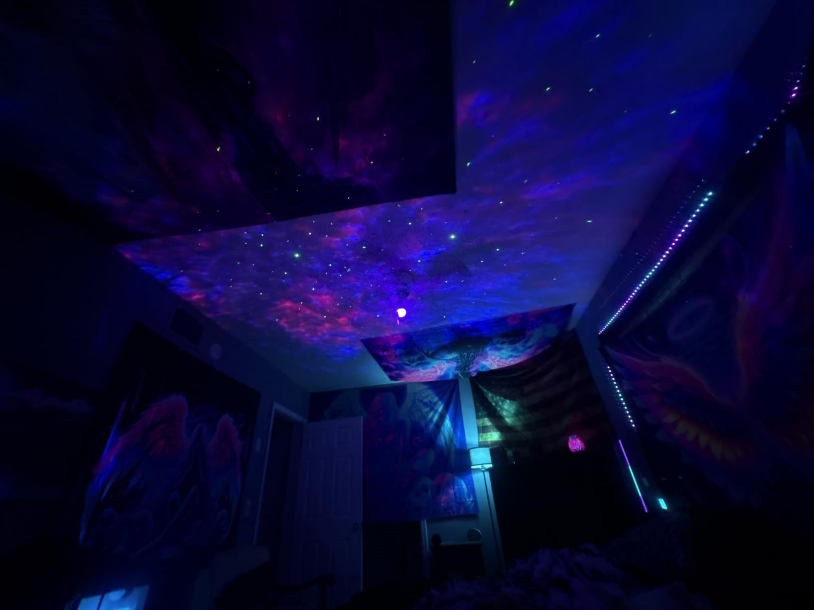 Govee Star Projector Lights, 7-Zone Nebula Effect, Compatible with Matter | 540ft² Coverage, LED Night Lights for Bedroom, 50+ Scenes, 18 White Noise, Room Decor, Gifts for Kids, Sleep Lamp customer photo 2