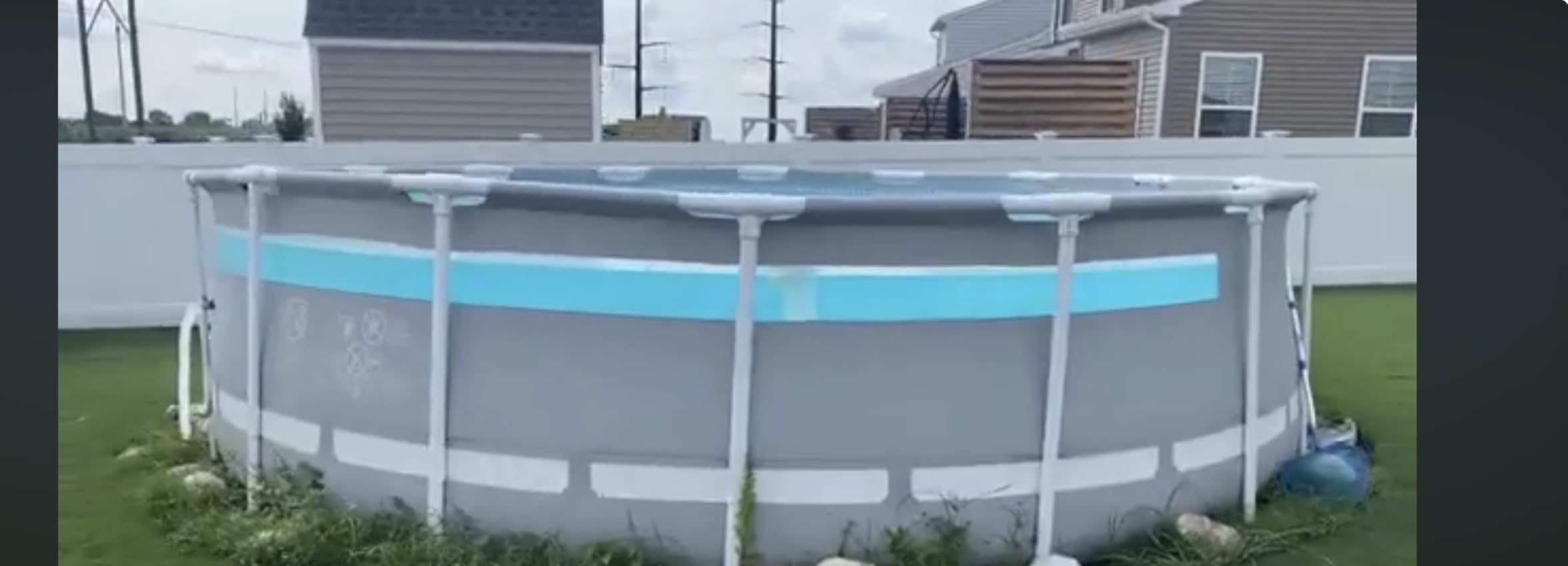 INTEX 26745EP 16ft X 48in Chevron Prism Frame Premium Above Ground Swimming Pool Set customer photo 1