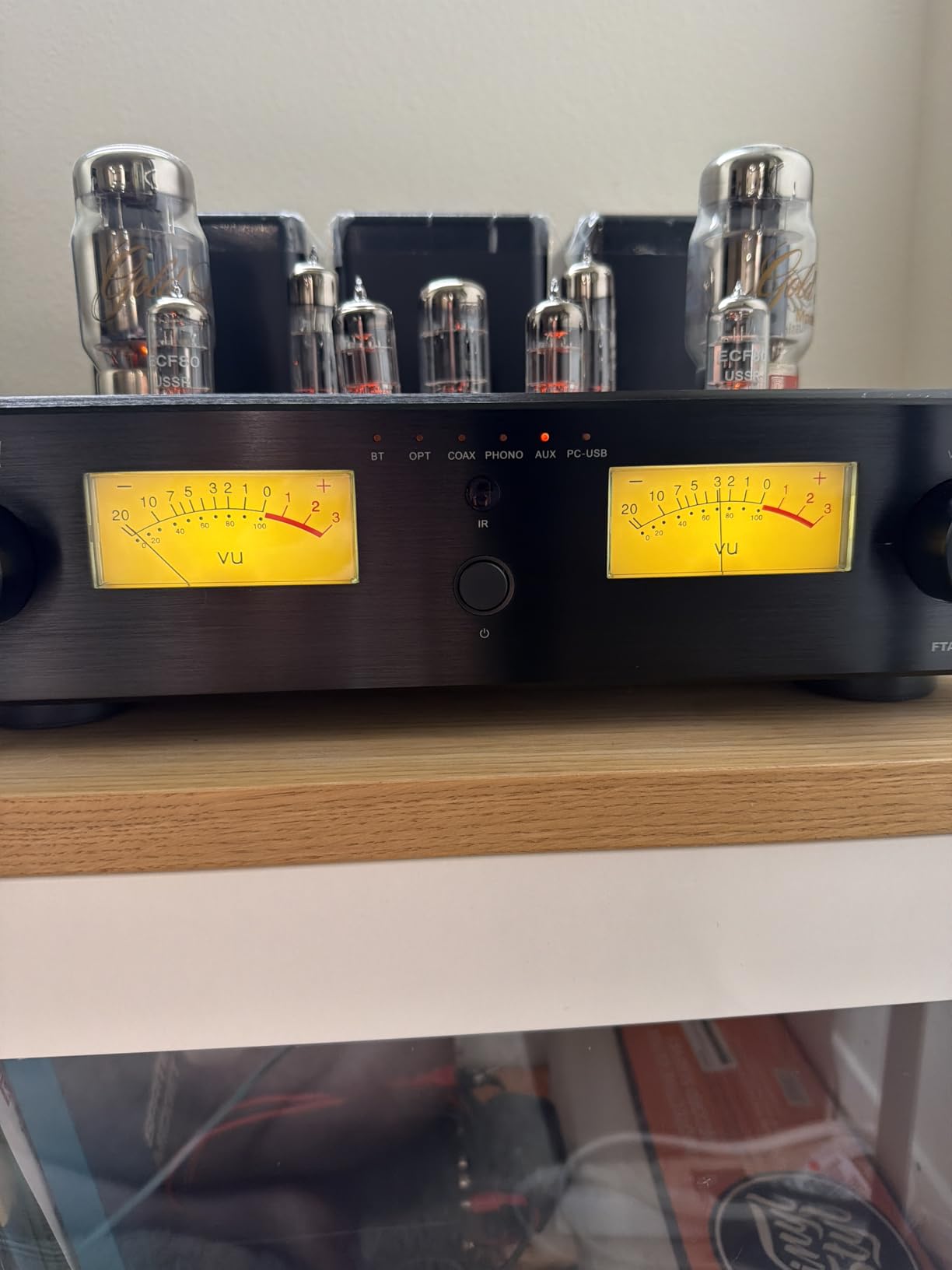 Juson Audio FTA88 2025 180W KT88 Valve Tube Amplifier Class A HiFi Vacuum Amp with Phono BT 5.4 Mosfet Single Ended Dual Mode Remote aptX-HD LDAC (FTA88-N) customer photo 1