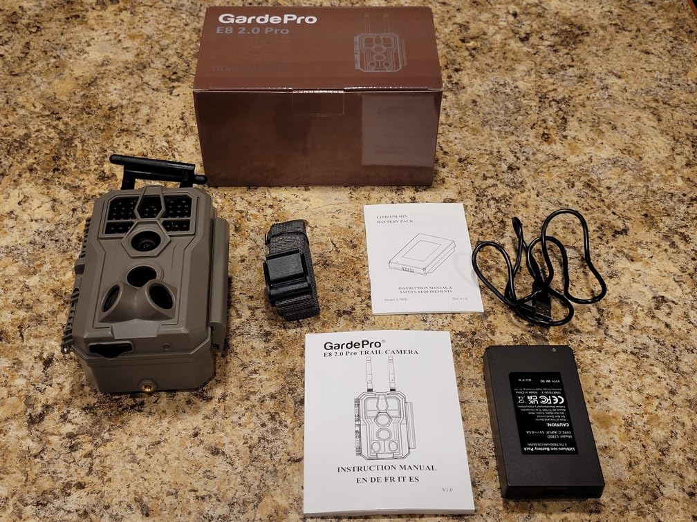 GardePro E8 2.0 Pro WiFi Bluetooth Trail Camera (Non-Cellular) - Triple-PIR Motion Sensor, Dual Antennas for Stable Connection, 4K Video, Rechargeable Battery, On-Site Viewing, Motion Activated customer photo 2