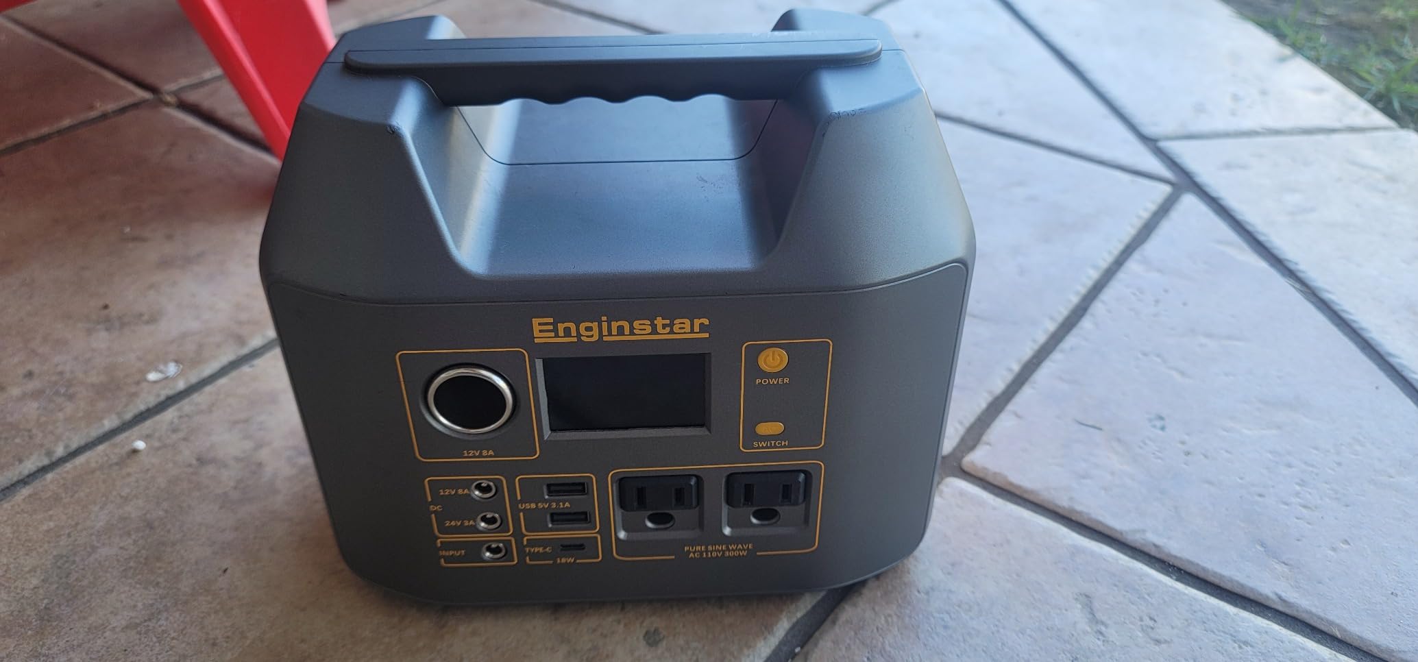 EnginStar Portable Power Station 300W 296Wh Battery Bank with 110V Pure Sine Wave AC Outlet for Outdoors Camping Hunting and Emergency, 80000mAh Backup Battery Power Supply for CPAP customer photo 1