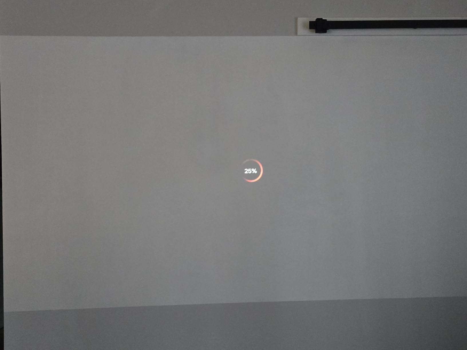Projector Screen Paint | Single-Coat Short Throw Projector Screen Paint For Picture Perfect 1080 HD and 4K UHD Clarity | Ideal For At-Home Indoor Use | Digital Theater White - 32 Fl Oz customer photo 1