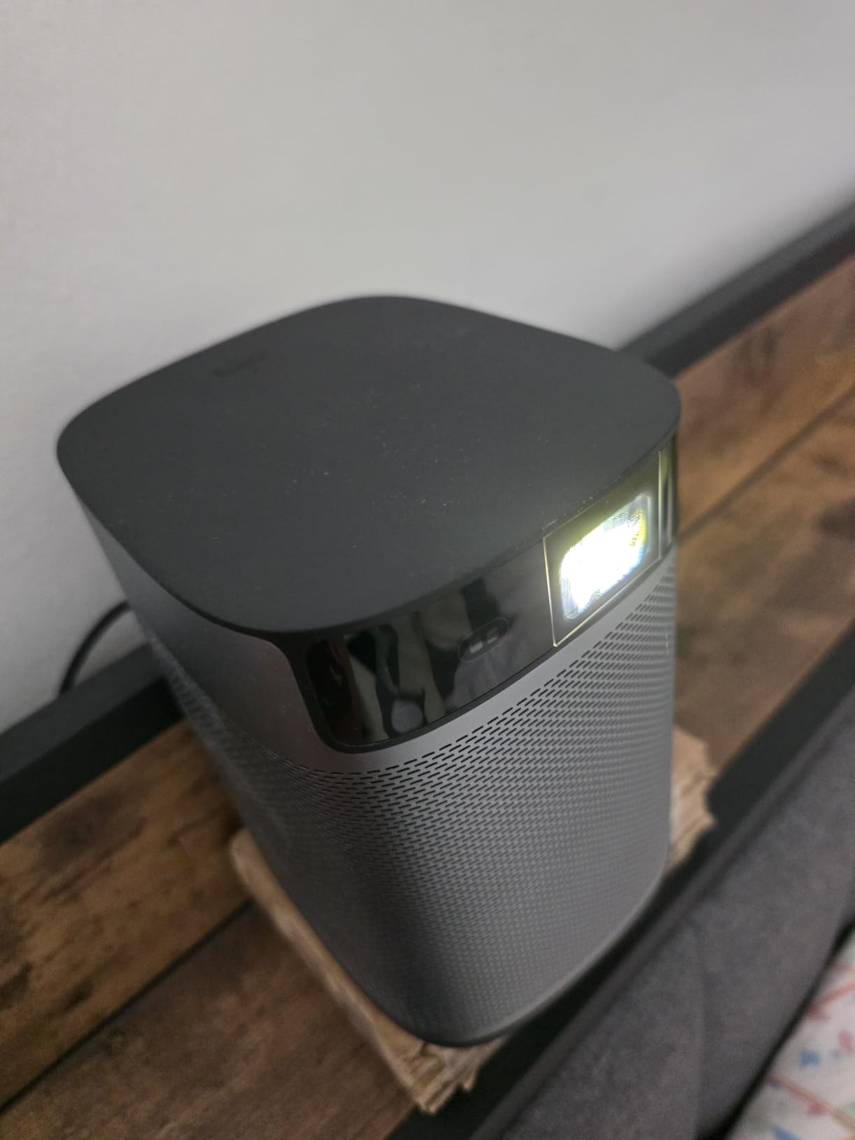 XGIMI MoGo 2 Pro (New) 1080P Portable Projector, Supports 4K, Auto Focus, 430 ISO Lumens, Google TV with Licensed Netflix, WiFi and Bluetooth, 2X8W Speakers customer photo 2