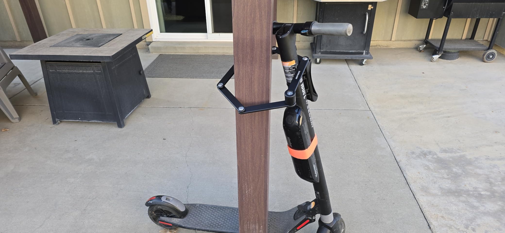 Kryptonite Parkview Folding Bike Lock - 2.9 ft High Security Lock | Compact 3mm hardened steel foldable bicycle lock with mount for e-bikes, scooters, road or mountain bikes, 88.4cm length customer photo 1