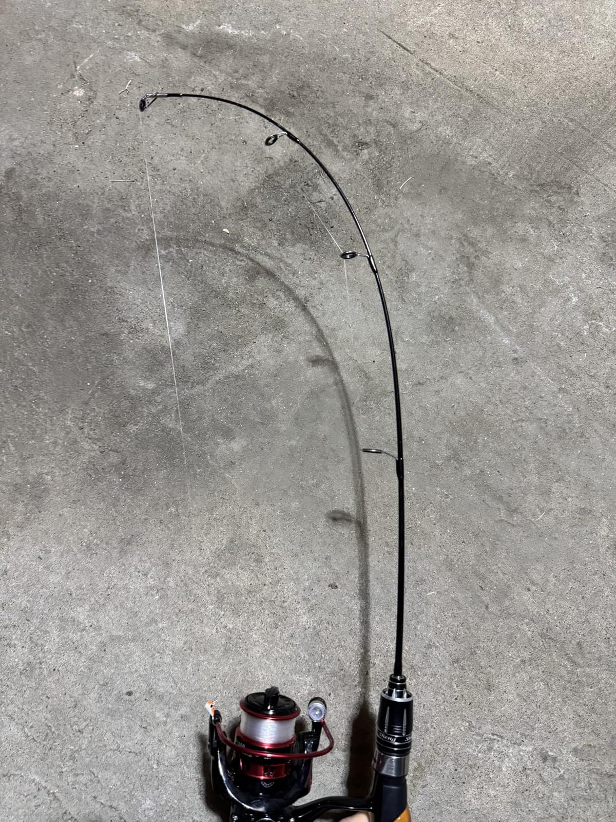 Tuxedo Sailor Ice Fishing Rod and Reel Combos - Reinforced Fiberglass Pole - Spinning Reel - Ultra Light Material Rod - Detachable - Suitable for Outdoor Fishing customer photo 1