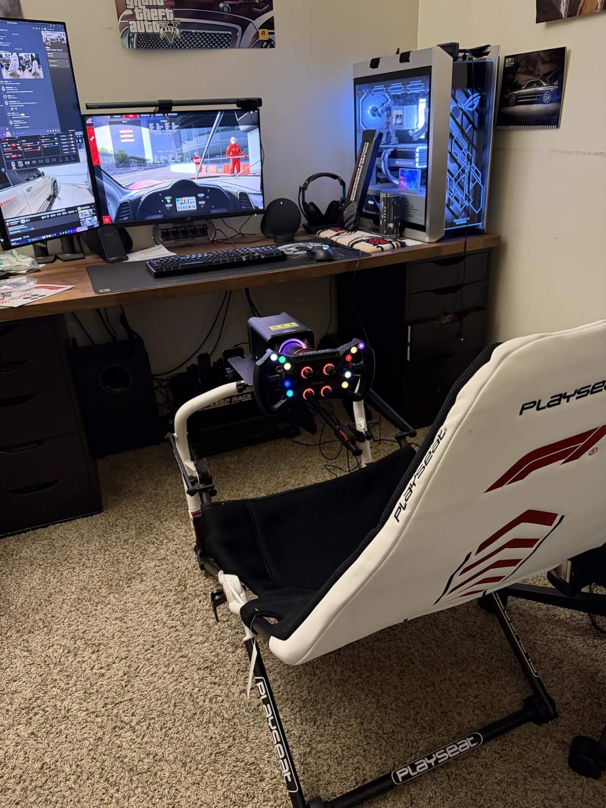 Playseat Challenge DD - F1 Edition, Foldable Racing Simulator Cockpit, Direct Drive, Logitech, Thrustmaster, Moza, Fanatec, Formula Racing Simulator customer photo 2