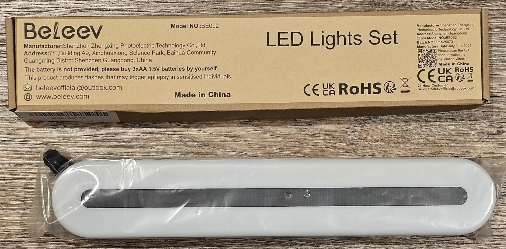 BELEEV LED Scooter Frame Light for Night Riding, 11 Flashing Effects, Battery Powered, Fits for Bicycles Electric Kick Scooters, Cool Bike Accessory for Adult, Kids & Teens, Ideal for Riding Camping customer photo 2