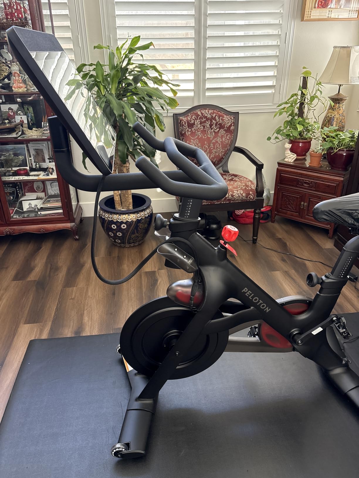 Peloton Exercise Bikes, Indoor Stationary Cross Training Bikes for Home | HD Swivel Screen, Space-Friendly Exercise Equipment for Home Workouts customer photo 2