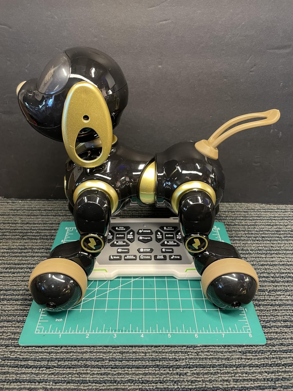 Ruko 18011 Smart Robot Dog, Interactive Puppy with 30 LED Expressions | Programmable Robot Pet, 2.4GHz Remote & Gesture Control, Head Touch Sensor, Barks, Pees, Spins, Toy for Kids Age 3+ customer photo 2