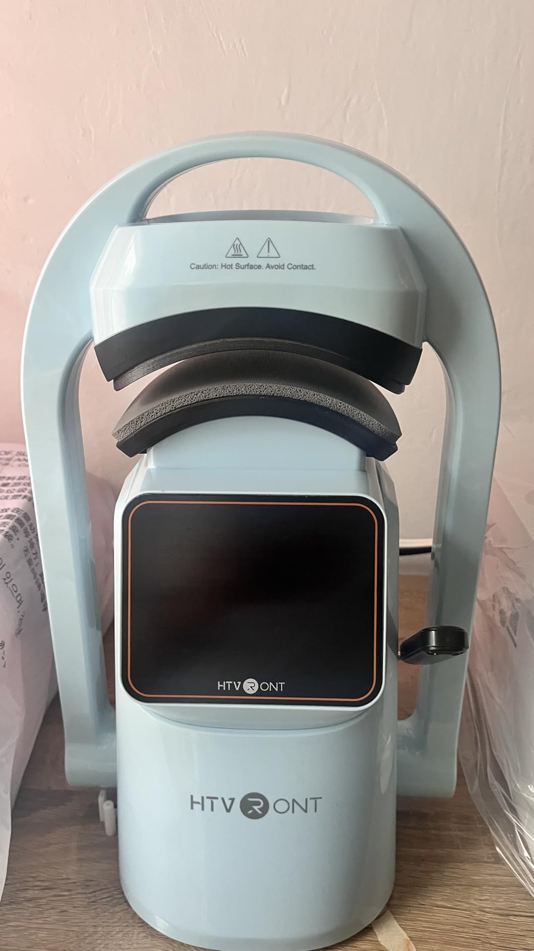 HTVRONT Auto Hat Press Machine, Hat Heat Press Machine | Auto Press, Precise Temp & Timer Control, Hat Heat Press for Caps with 2 Platens for DTF Film, Embroidery, Sublimation customer photo 1