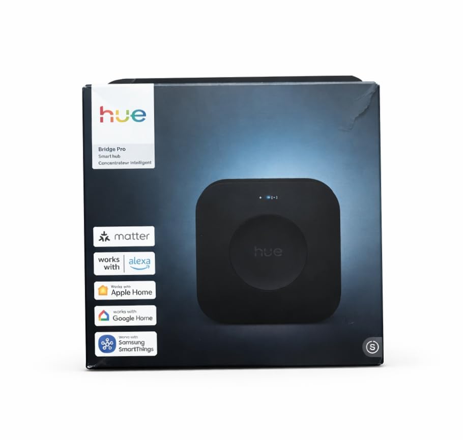 Philips Hue Bridge Pro Smart Lighting Hub, 1-Pack | Wireless, Advanced Encryption, Supports 150+ Lights and 50+ Accessories, Works with Apple Home, Alexa and Google customer photo 2