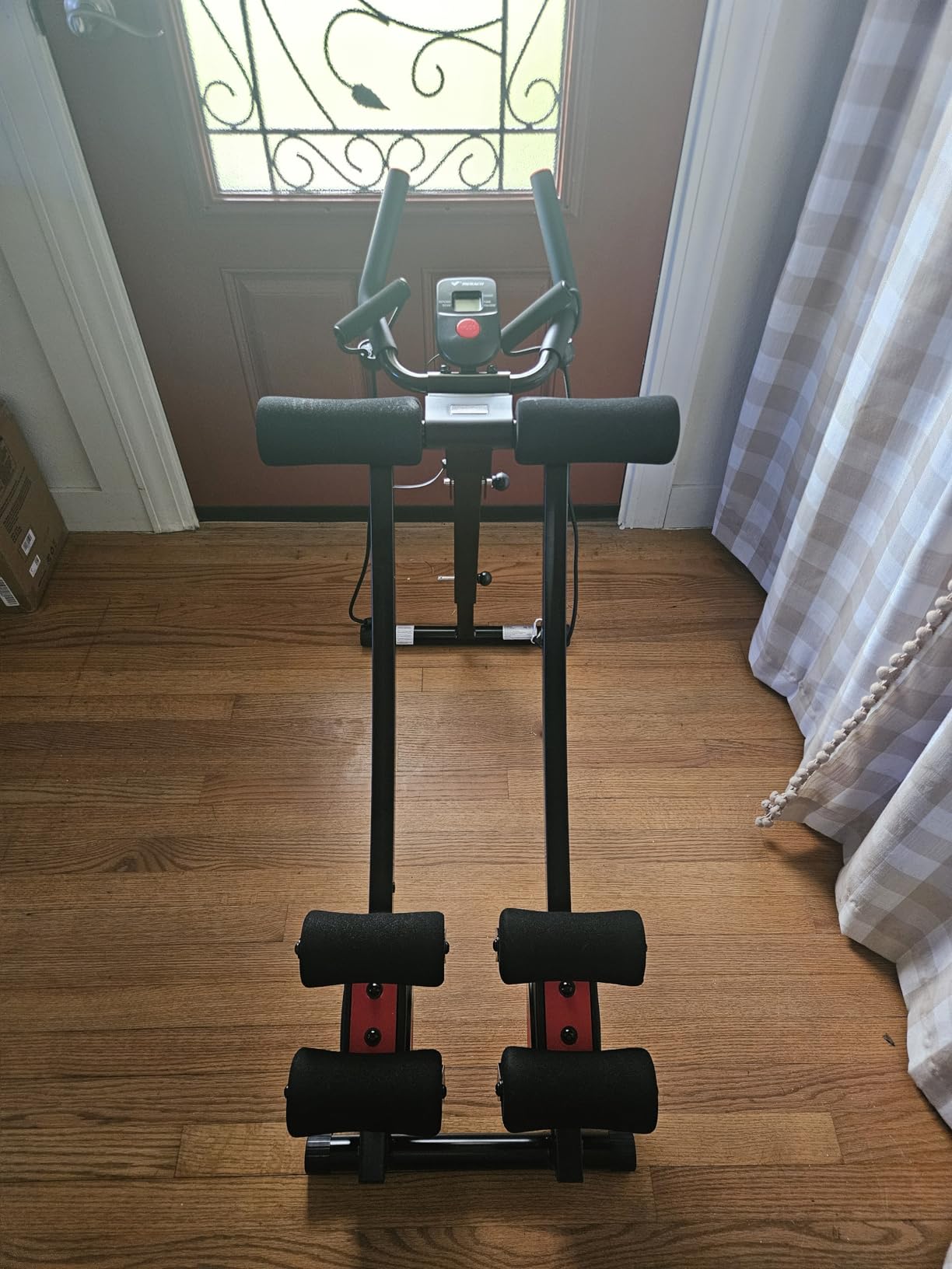 MERACH Ab Machine, Adjustable Ab Trainer Machine, AB Workout Equipment for Home Gym, Independent Dual Tracks for Mountain Climber, Foldable for Home Exercise, Load Capacity 440 LBS customer photo 2