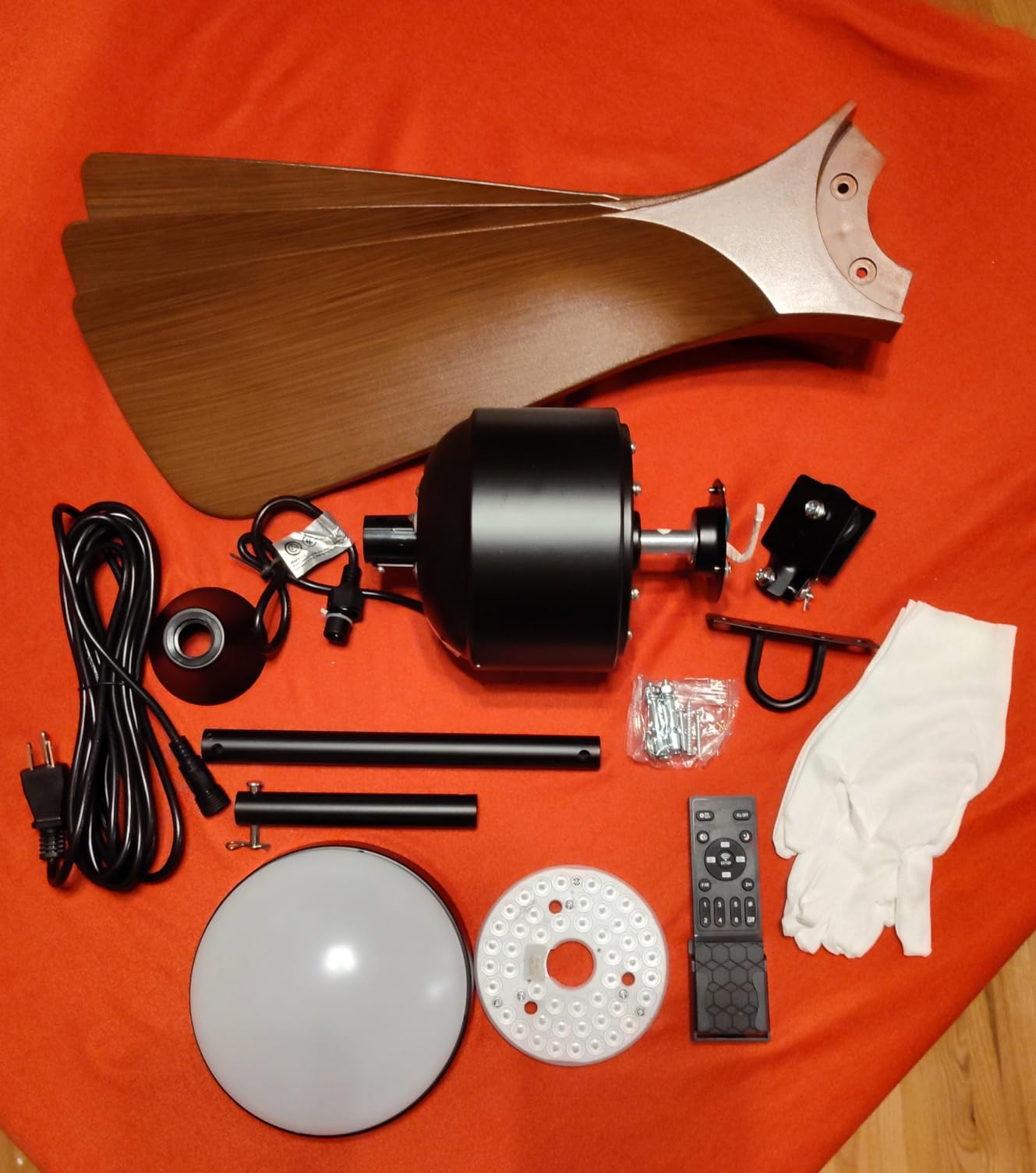 144 Inch (12 ft) Big Industrial Fan, HVLS Large Commercial Ceiling Fan, Ultimate Power 130W DC Motor, 10-Year Warranty, 6 Aluminum Blades for Hangar, Workshop, Cattle Farm & Mall customer photo 1