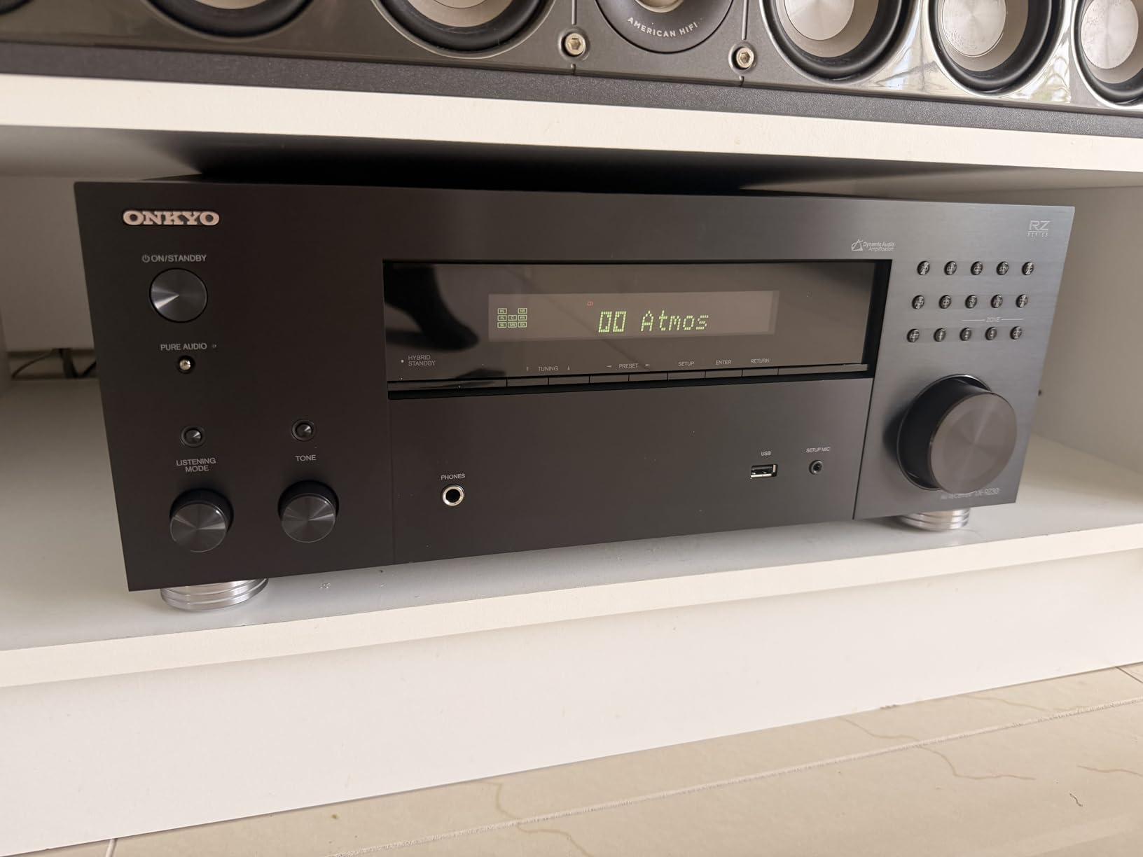 Onkyo TX-RZ30 170W 9.2-Channel 8K/4K Network AV Receiver, Black with Cables customer photo 1