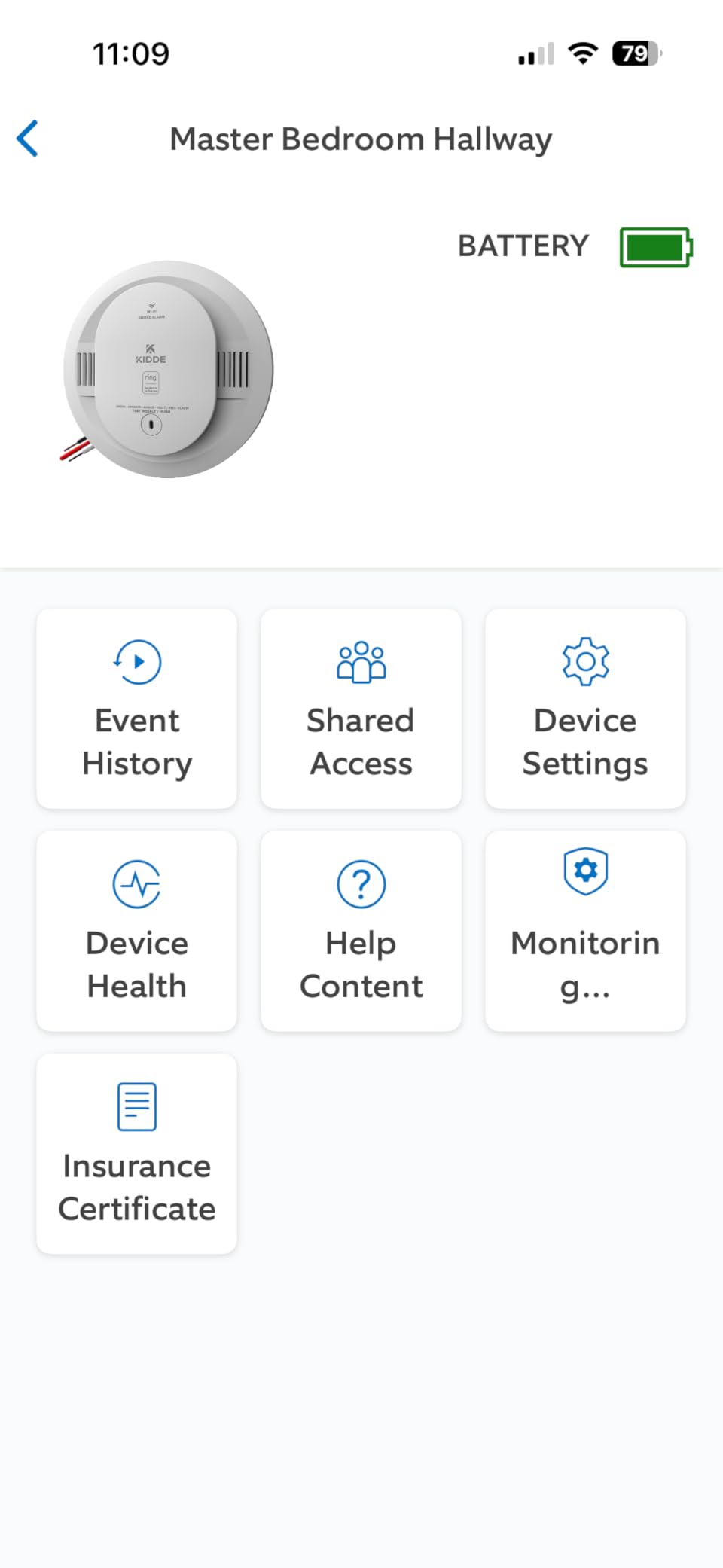 Kidde Smart Smoke and Carbon Monoxide Detector, Ring App Enabled for Real-Time Notifications, AA Battery Powered customer photo 2