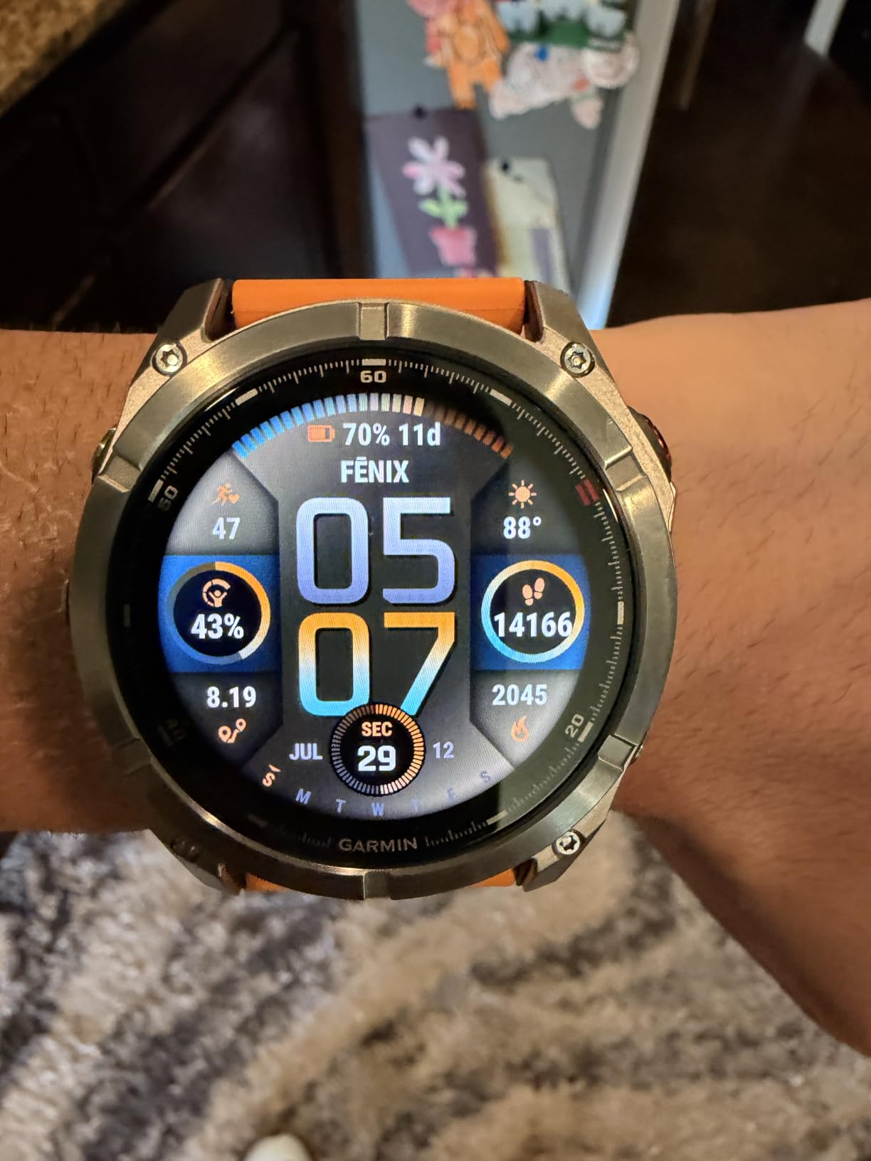 Garmin fenix 8 Pro, 51mm, Sapphire, DLC Titanium, Black/Bpebble Gray - Premium Multisport Smartwatch, inReach Technology, AMOLED Display, Built-In Flashlight, Dive-Rated customer photo 1