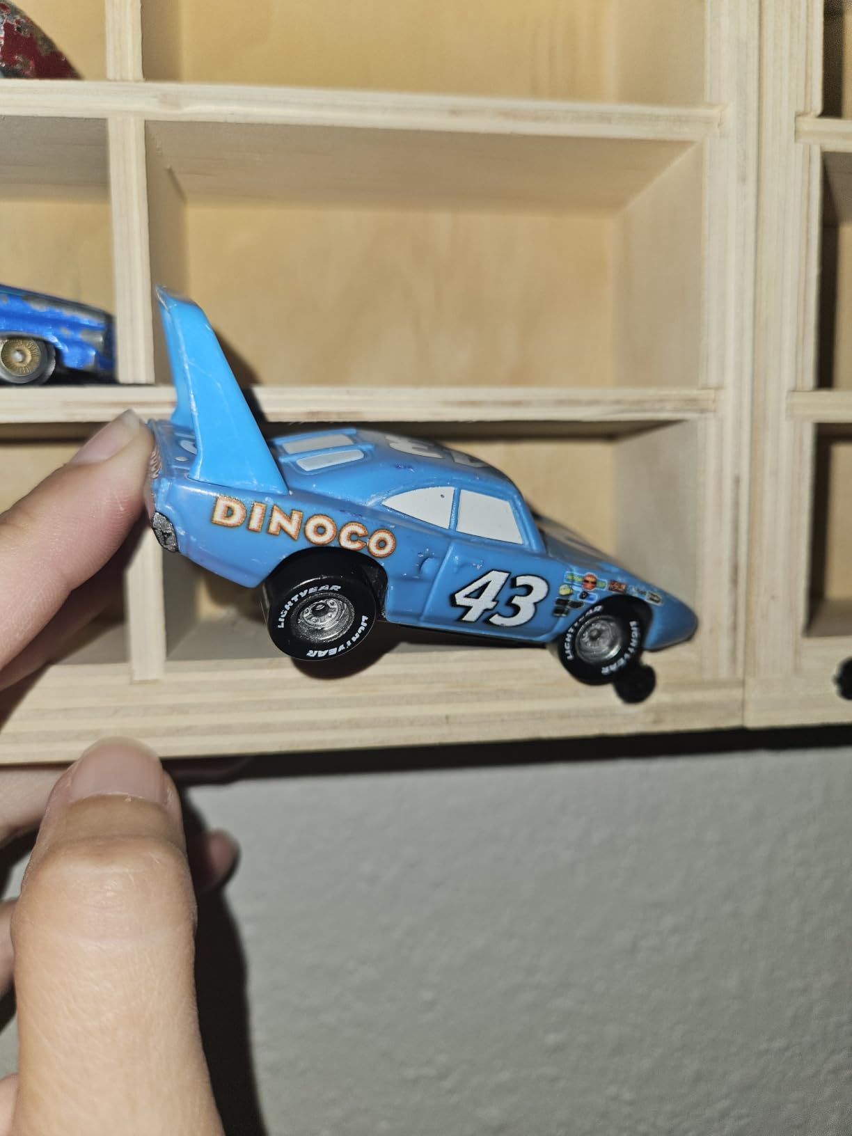Wooden Wall Mount Display Case for Hot Wheels 54 Space 1/64 Hot Wheels Toy Car Storage Organizer Display Shelf Hotwheels Model Car Wall Displays Storage Case Shelf with Dustproof Acrylic Door customer photo 1