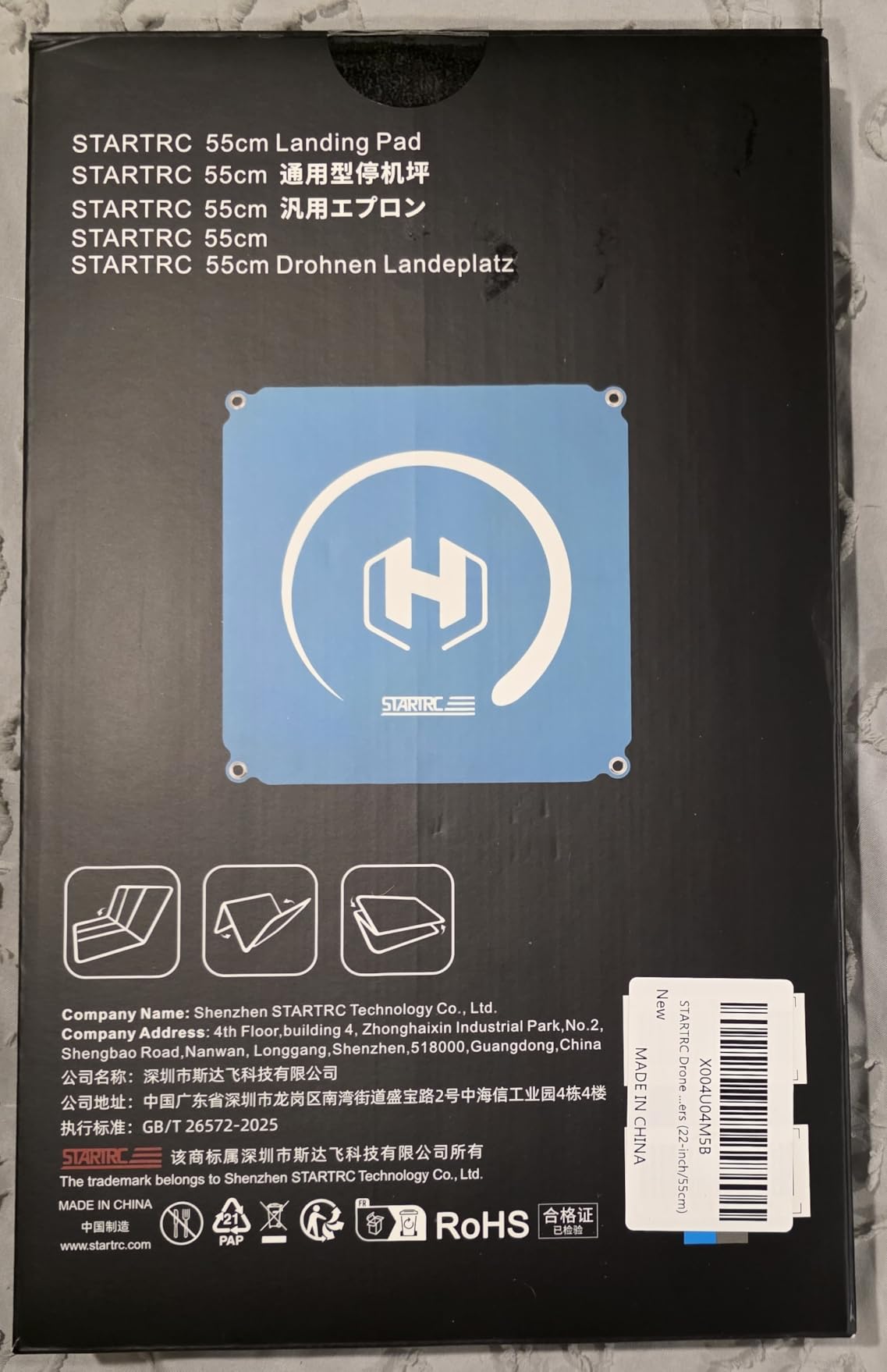 STARTRC Drone Landing Pad 22 inch Foldable & Waterproof with Wipe-clean Surface, Drone Accessories for DJI Mini 5 Pro/4/3/Mini 4k/NEO 2/Avata 360/Lito X1/Mavic 4 pro/Air 3s customer photo 1