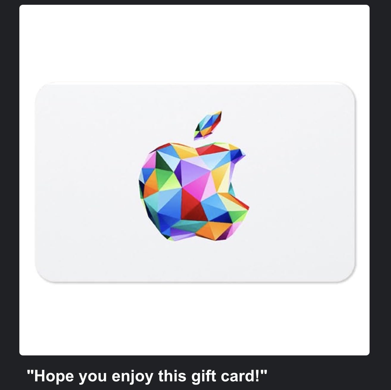 Apple Gift Card-Email Delivery | For all things Apple-products, accessories, apps, games, music, movies, TV shows, iCloud+, and more (eGift) customer photo 2