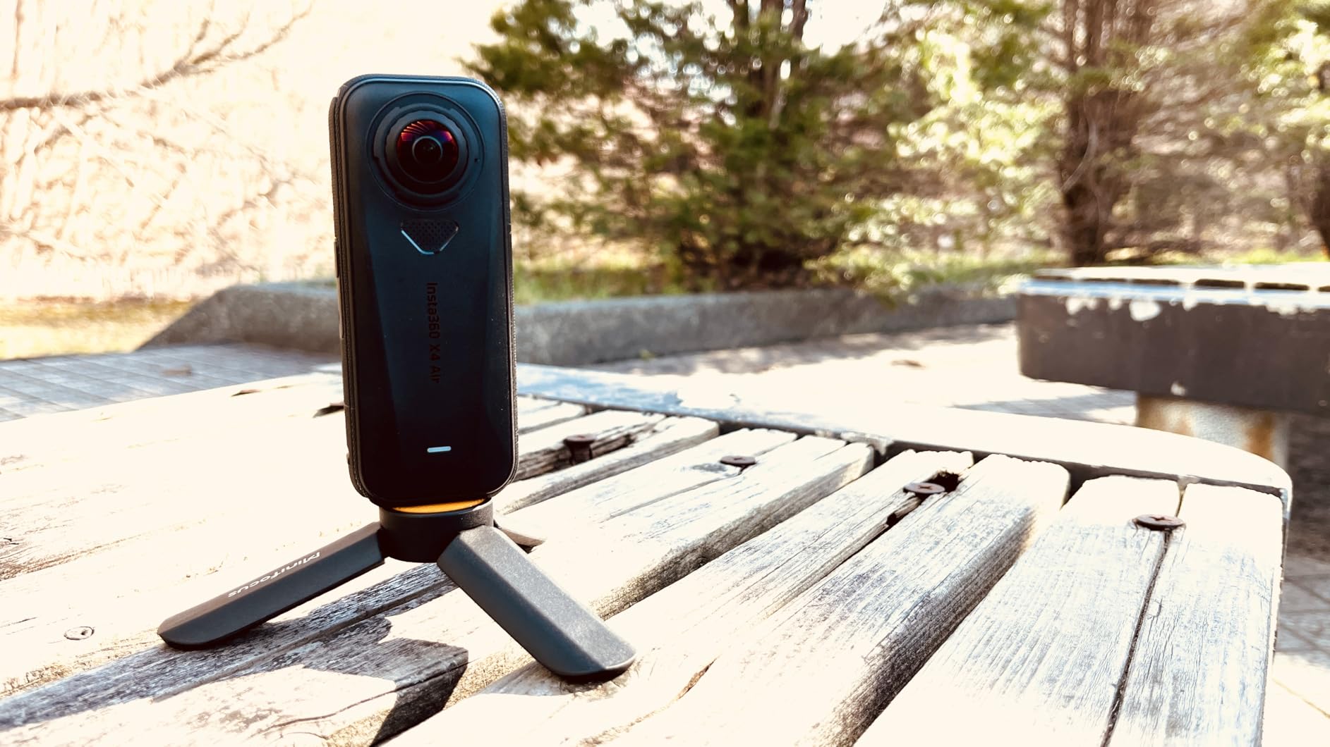 Insta360 X4 Air - Lightweight 165g 8K 360 Camera, Invisible Selfie Stick Effect, Replaceable Lenses, Shoot First & Frame Later, Built-in Wind Guard, FlowState Stabilization, AI-Powered App customer photo 1