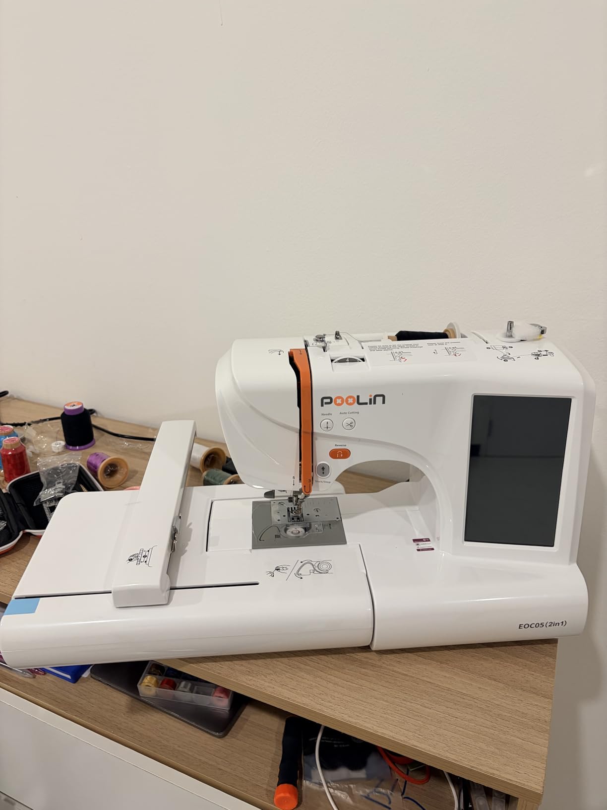 PooLin EOC05 (2in1) Sewing and Embroidery Machine 4