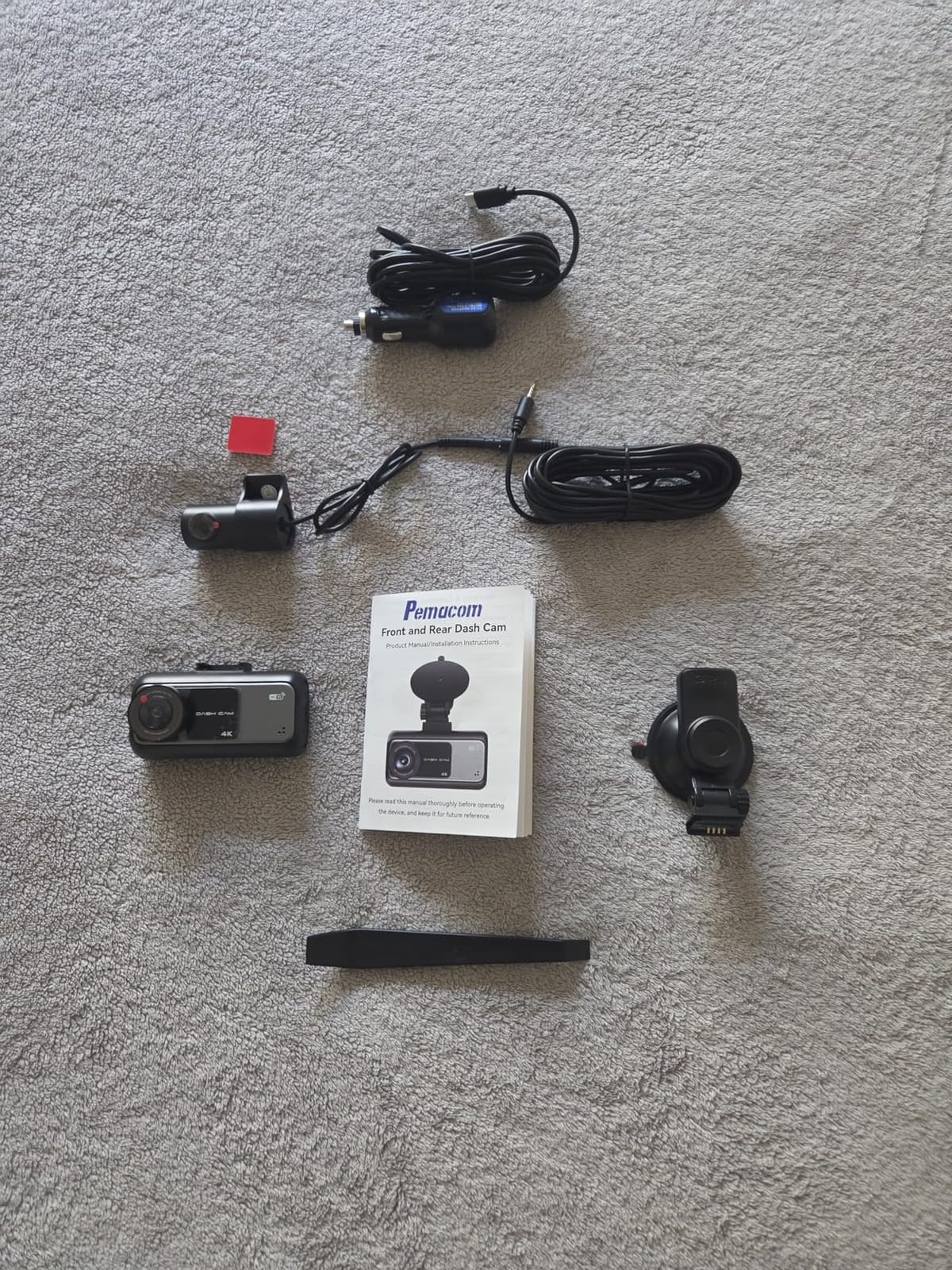 15-Min Easy to Install Dash Cam: Dual Camera with Night Vision for Truck | 4K Front and 2K Rear Picture Clear Captures Pickup Trucks License Plates - 72H Parking Monitoring GPS WiFi for Daily Commute customer photo 1